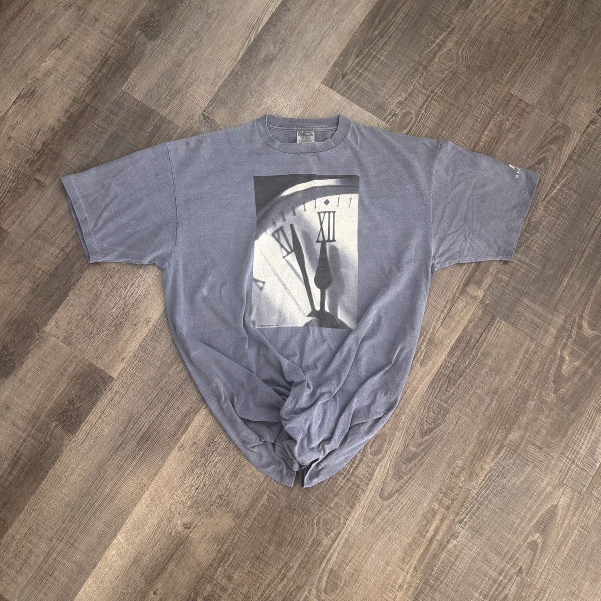 Vintage ONEITA • VNTG "Clock" Pre-Shrunk Tee (XL) Size US XL / EU 56 / 4 - 1 Thumbnail