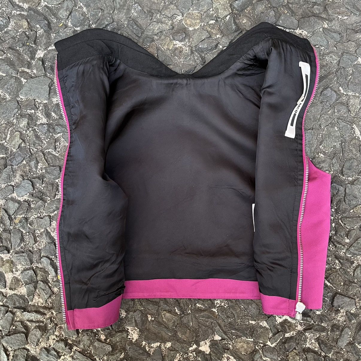 MCQ Alexander McQueen McQ Contrast Collar Cropped Zip Top Size XS / US 0-2 / IT 36-38 - 10 Thumbnail