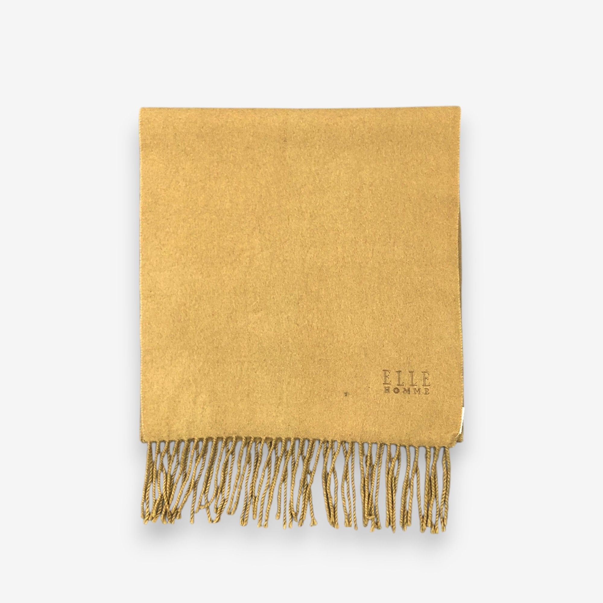Japanese Brand Vintage Elle Homme Scarf Muffler Wool Winter Scarves Size ONE SIZE - 2 Thumbnail