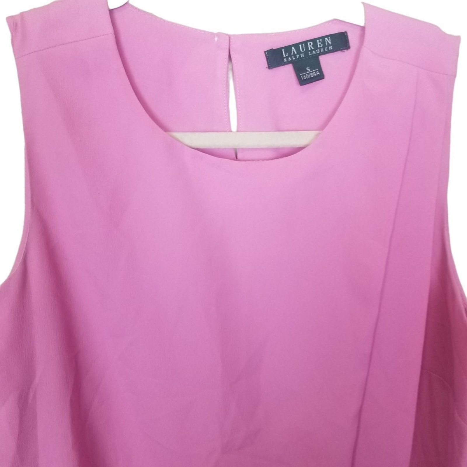 Lauren Ralph Lauren Lauren Ralph Lauren Womens Pleated Asymmetric Blouse Classic Size S / US 4 / IT 40 - 2 Thumbnail