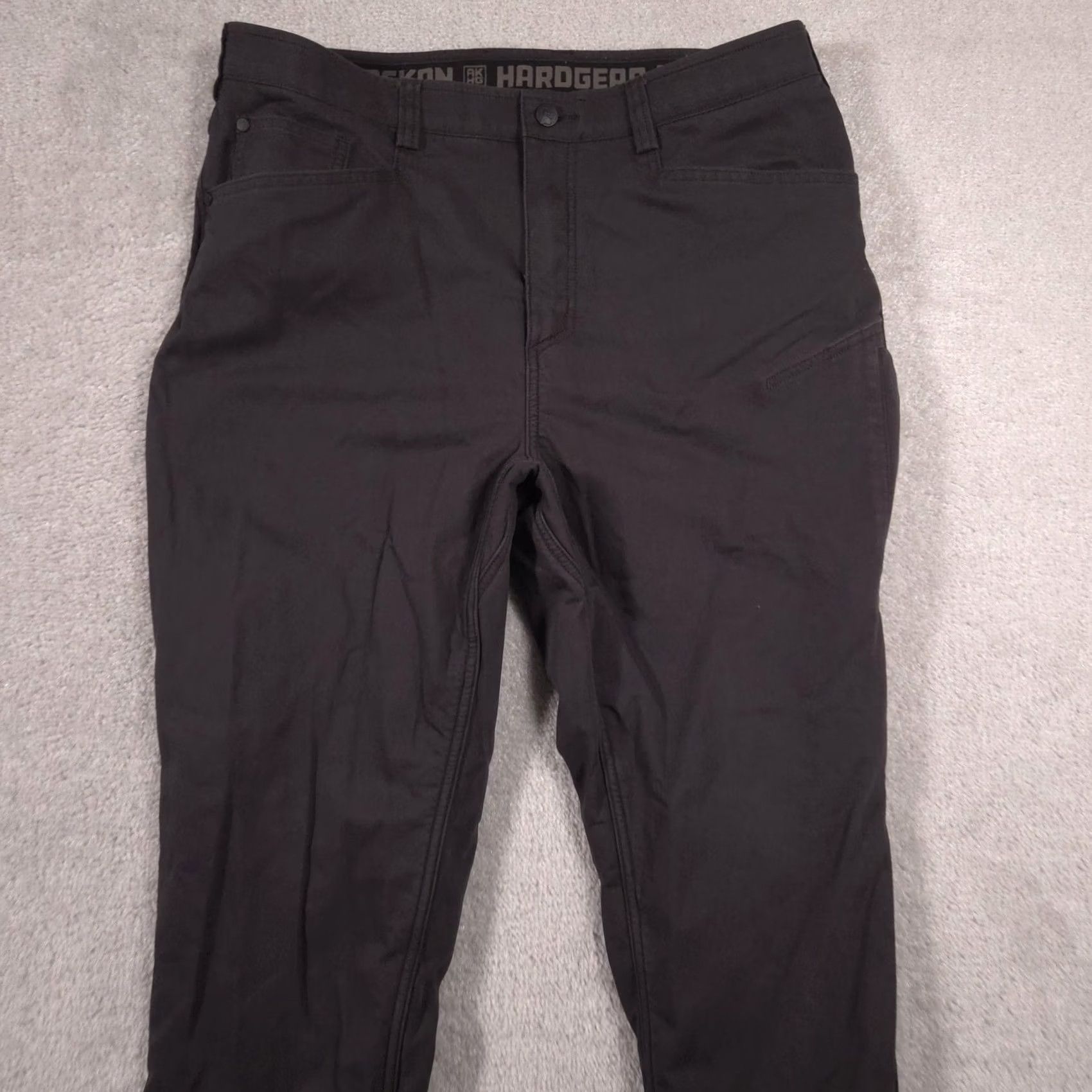 Vintage Alaskan Hardgear Pants Womens 14 Black Fleece Lined Insulated Snow Workwear Size 36" / US 14 / IT 50 - 4 Thumbnail