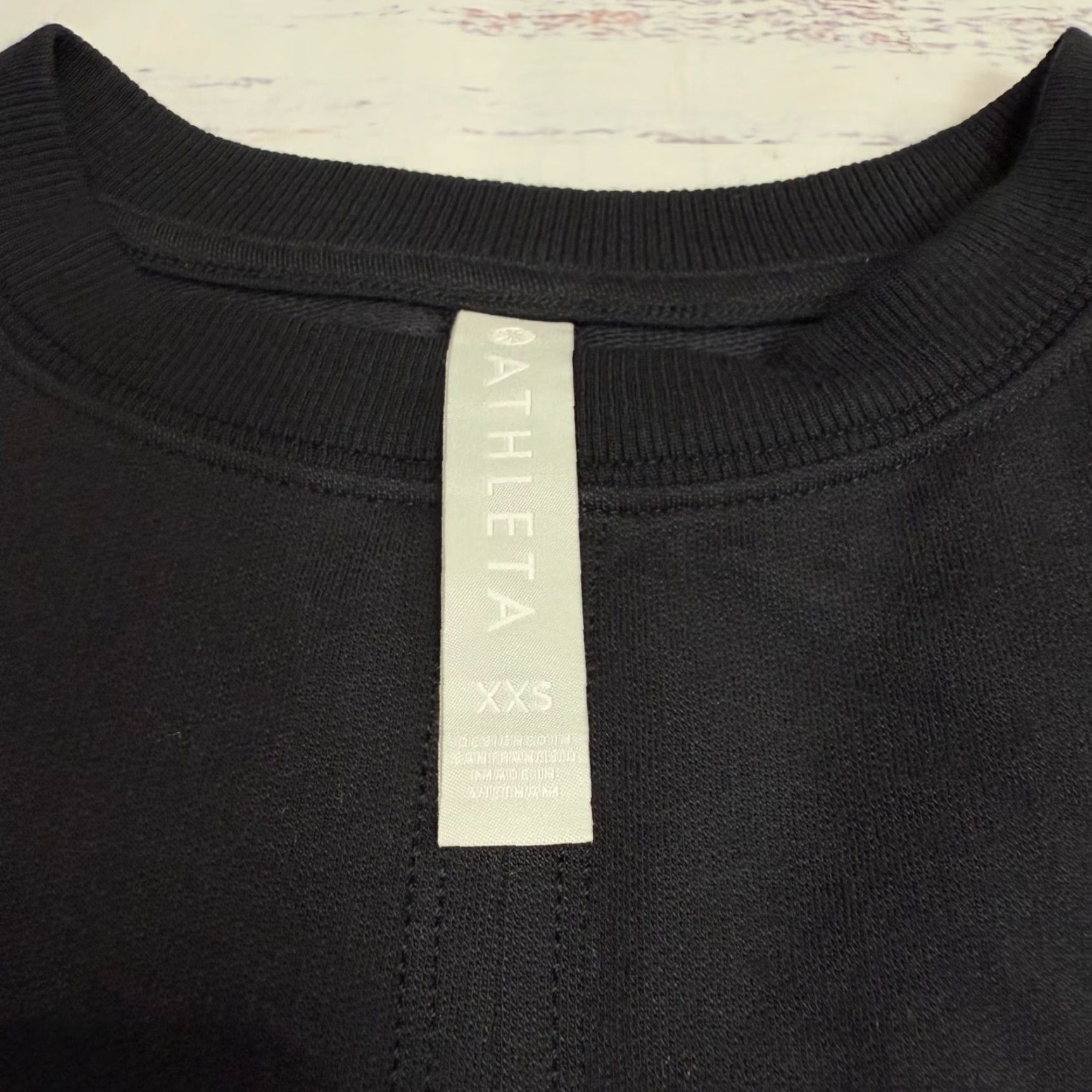 Athleta Athleta Womens Sweatshirt Pullover XS Black Long Sleeve Side Tie Samsara New XS Womens Black Sweatshirt Size XXS / US 00 / IT 34 - 6 Thumbnail