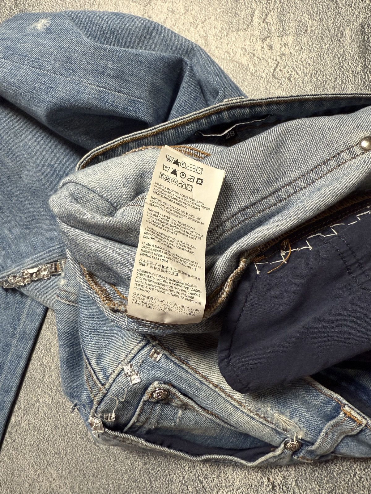 Versace × Versus Versace Vintage Versus Versace Jeans Distressed Size US 28 / EU 44 - 14 Thumbnail