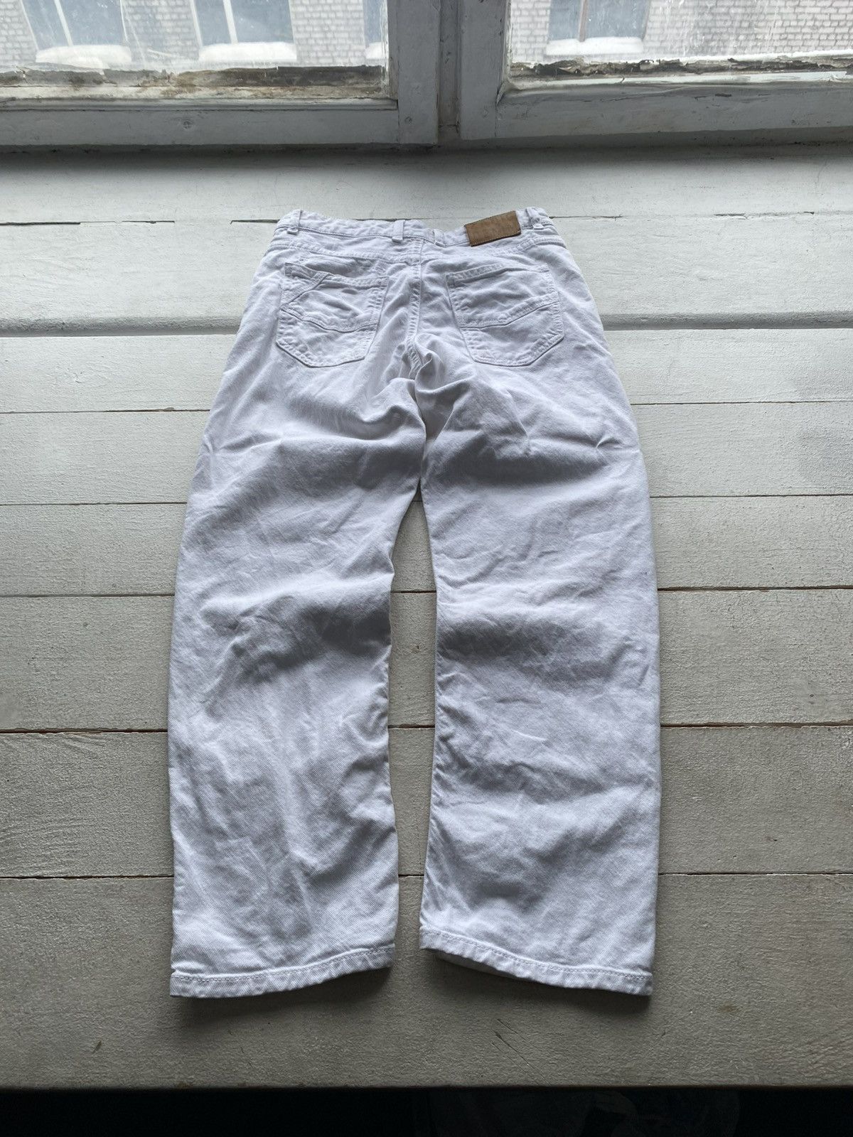 Zadig & Voltaire 00s Zadig & Voltaire Y2K White Utility Pants Knee Patch Size 27" / US 4 / IT 40 - 12 Thumbnail
