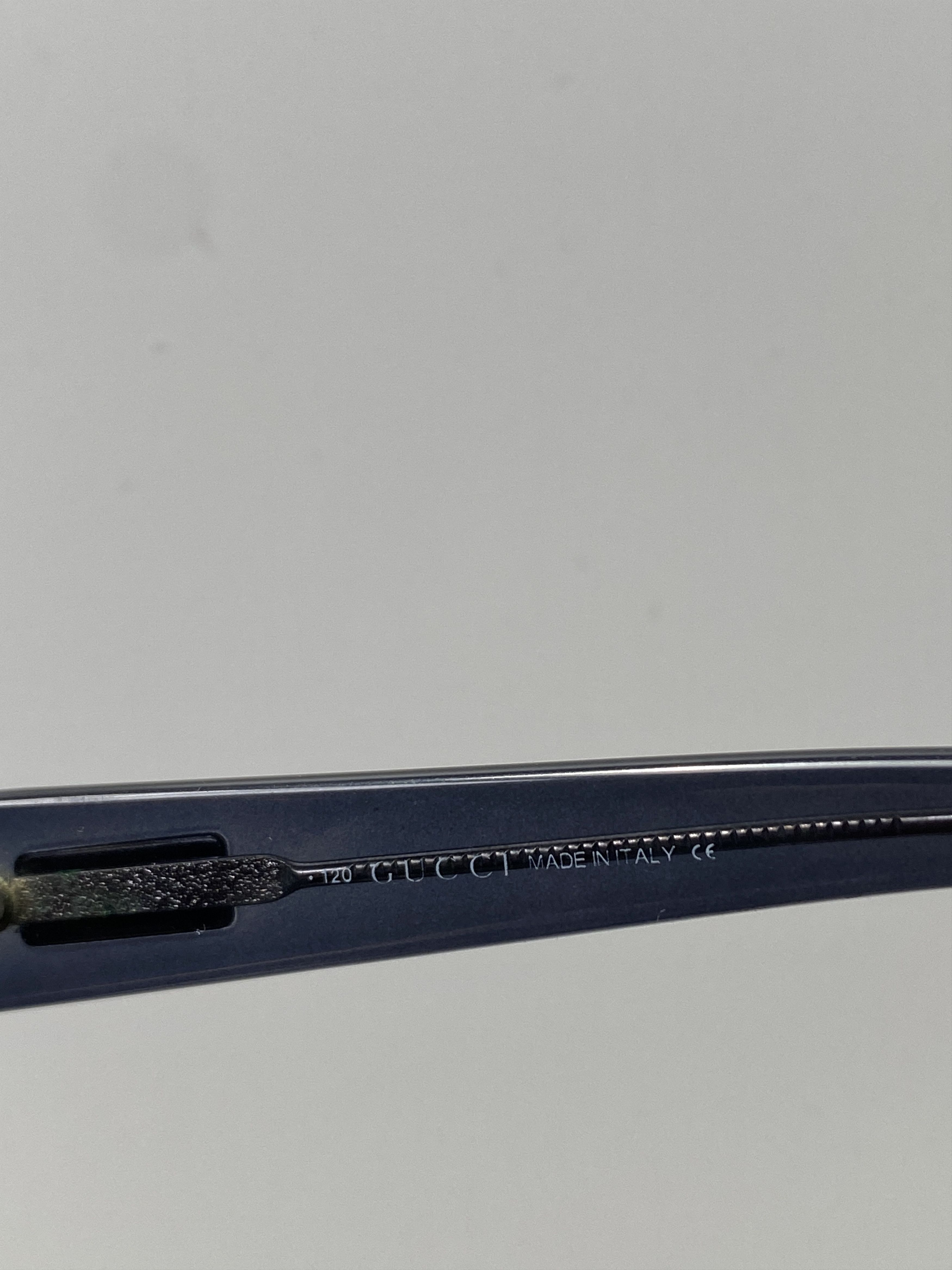 Gucci Vintage Gucci Blue Sunglasses Size ONE SIZE - 9 Thumbnail