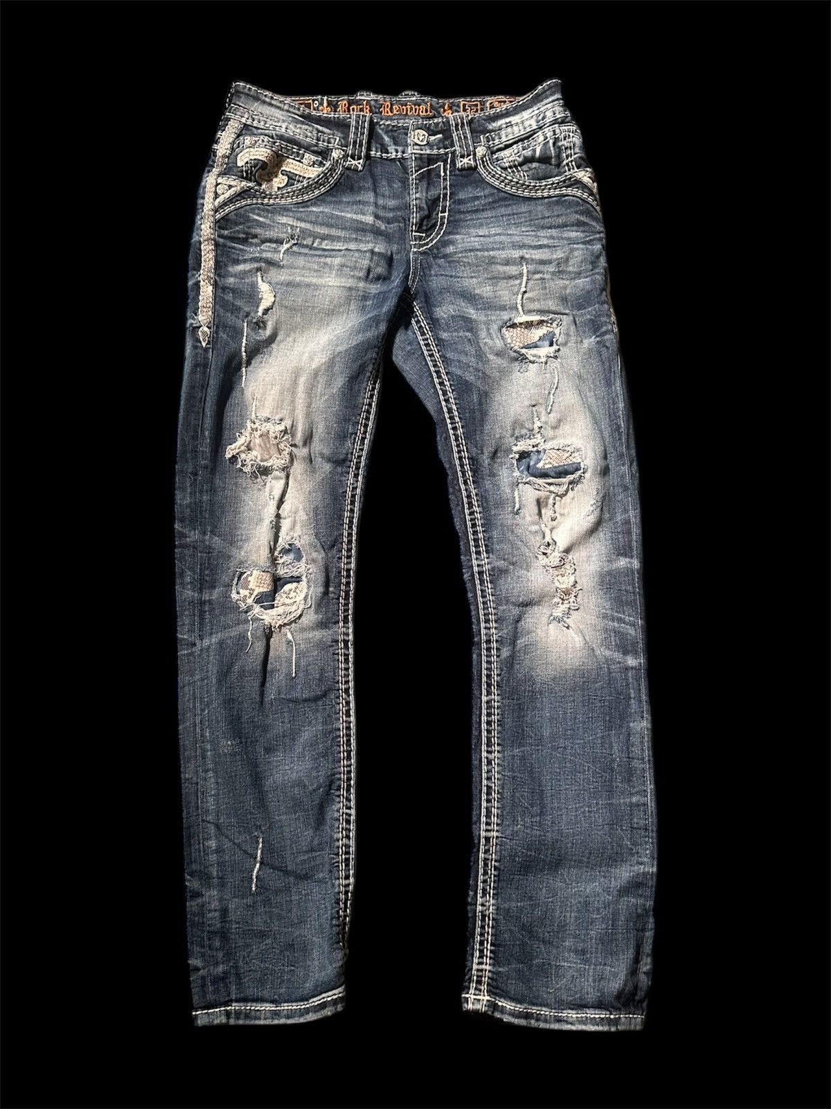 Rock Revival rock revival snake skin jeans Size US 32 / EU 48 - 1 Thumbnail