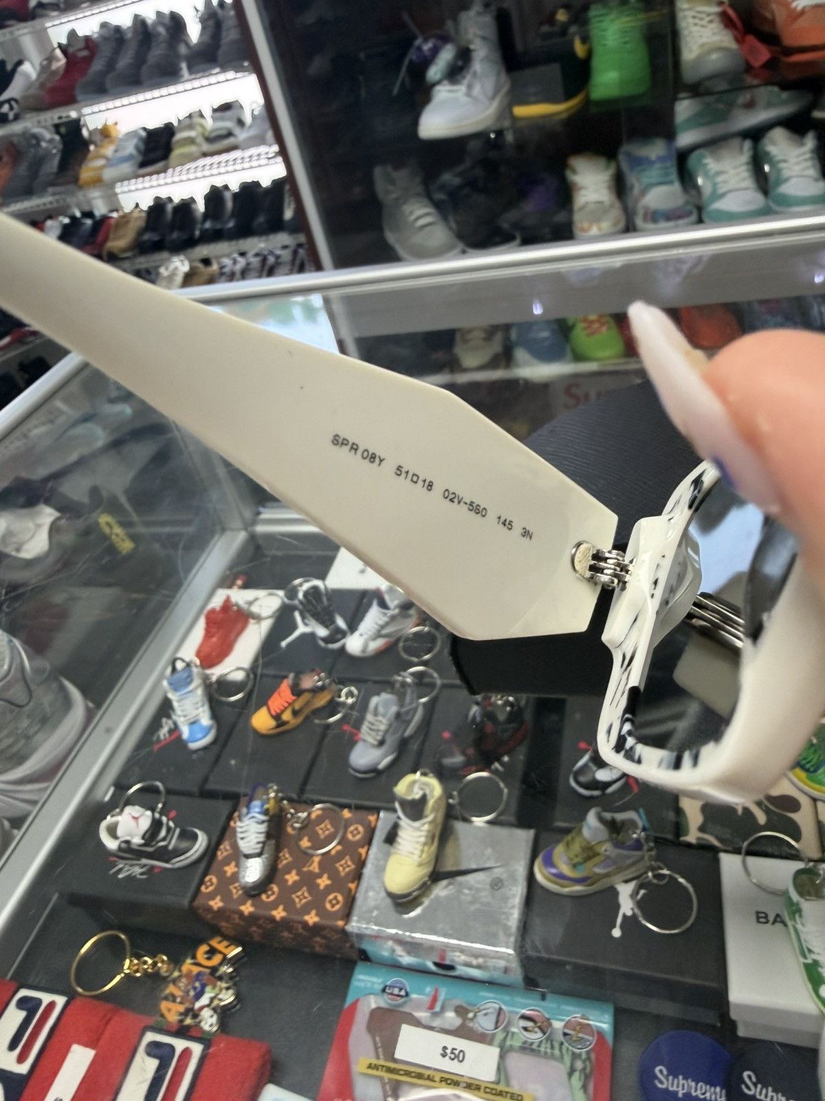 Prada Prada Sunglasses (White) Size ONE SIZE - 5 Thumbnail