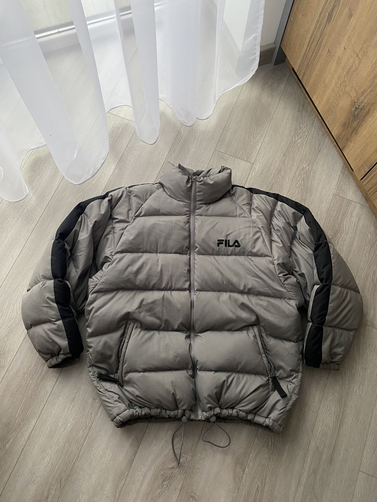 Fila × Vintage Vintage FILA Rap Hip-Hop Puffer Jacket Size US XL / EU 56 / 4 - 1 Thumbnail
