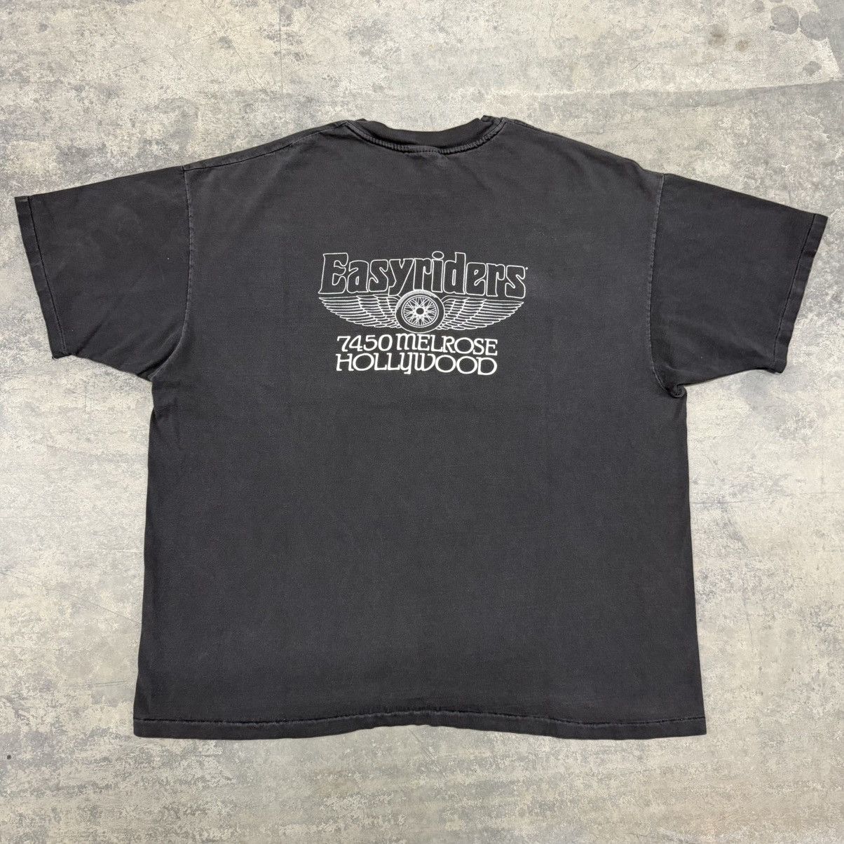 Vintage 1995 Vintage Easyriders Magazine Faded Biker Tee Size US XXL / EU 58 / 5 - 4 Thumbnail