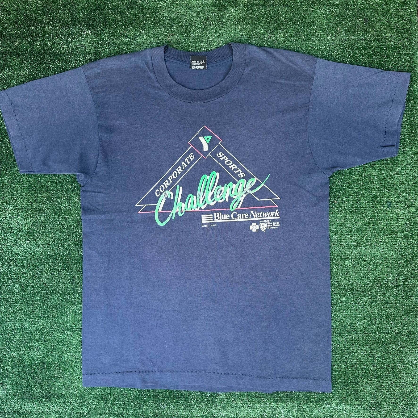 Vintage Vintage 90s Running Race Michigan T-Shirt Sun Faded Single S Size US L / EU 52-54 / 3 - 1 Thumbnail