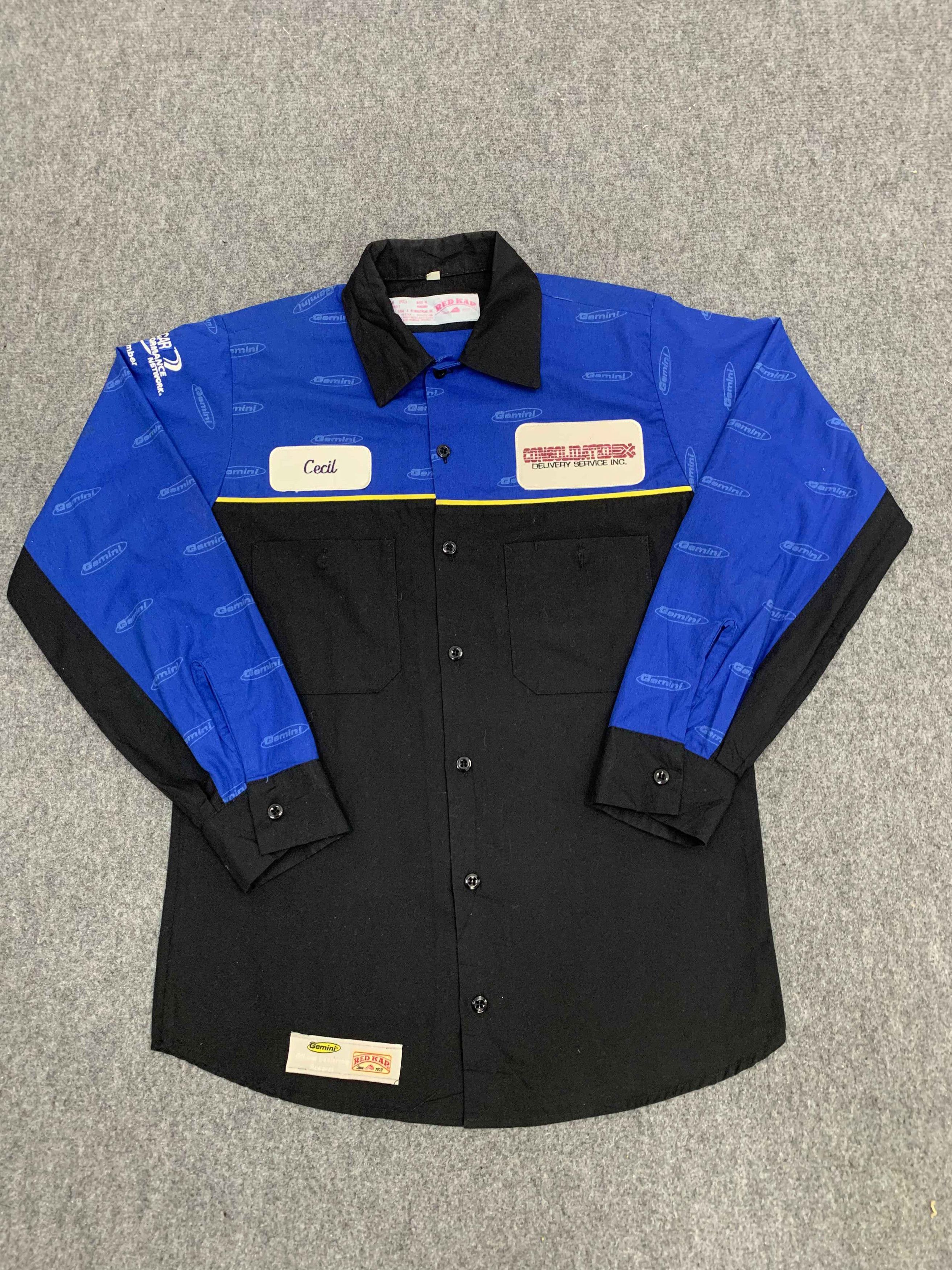 image of Nascar Gemini Official Dealership Redkap Jacket in Blue Black, Men's (Size Medium)