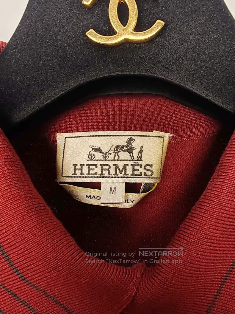 Hermes Hermes Men's H Embroidery Polo Shirt Size US M / EU 48-50 / 2 - 3 Thumbnail