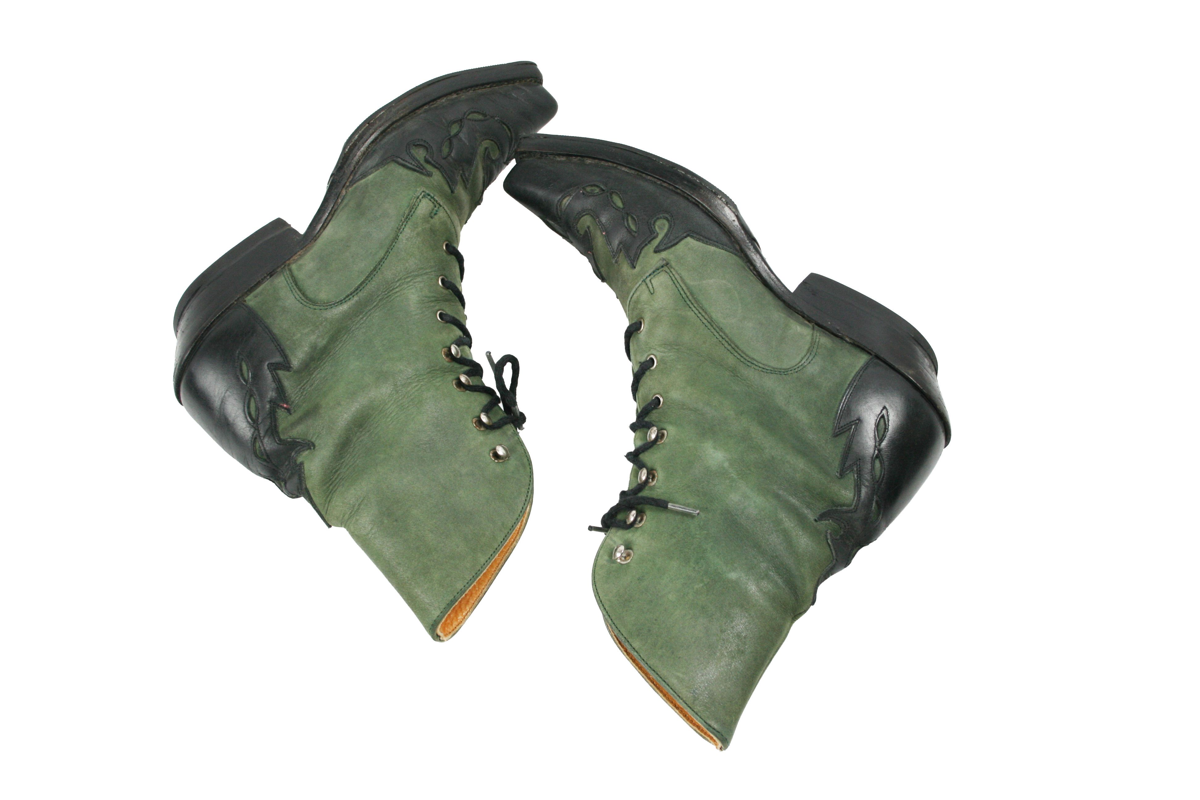 Sancho Boots 00S Y2K Cowboy Western Boots Vintage Size US 8 / IT 38 - 8 Thumbnail