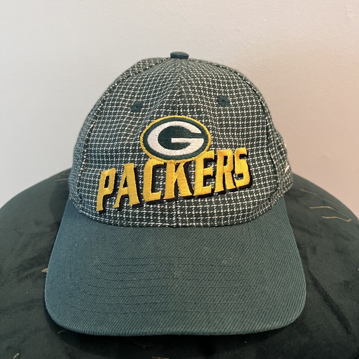 Logo Athletic Vintage Green Bay Packers Logo Athletic Hat Strap Back Green Size ONE SIZE - 2 Thumbnail