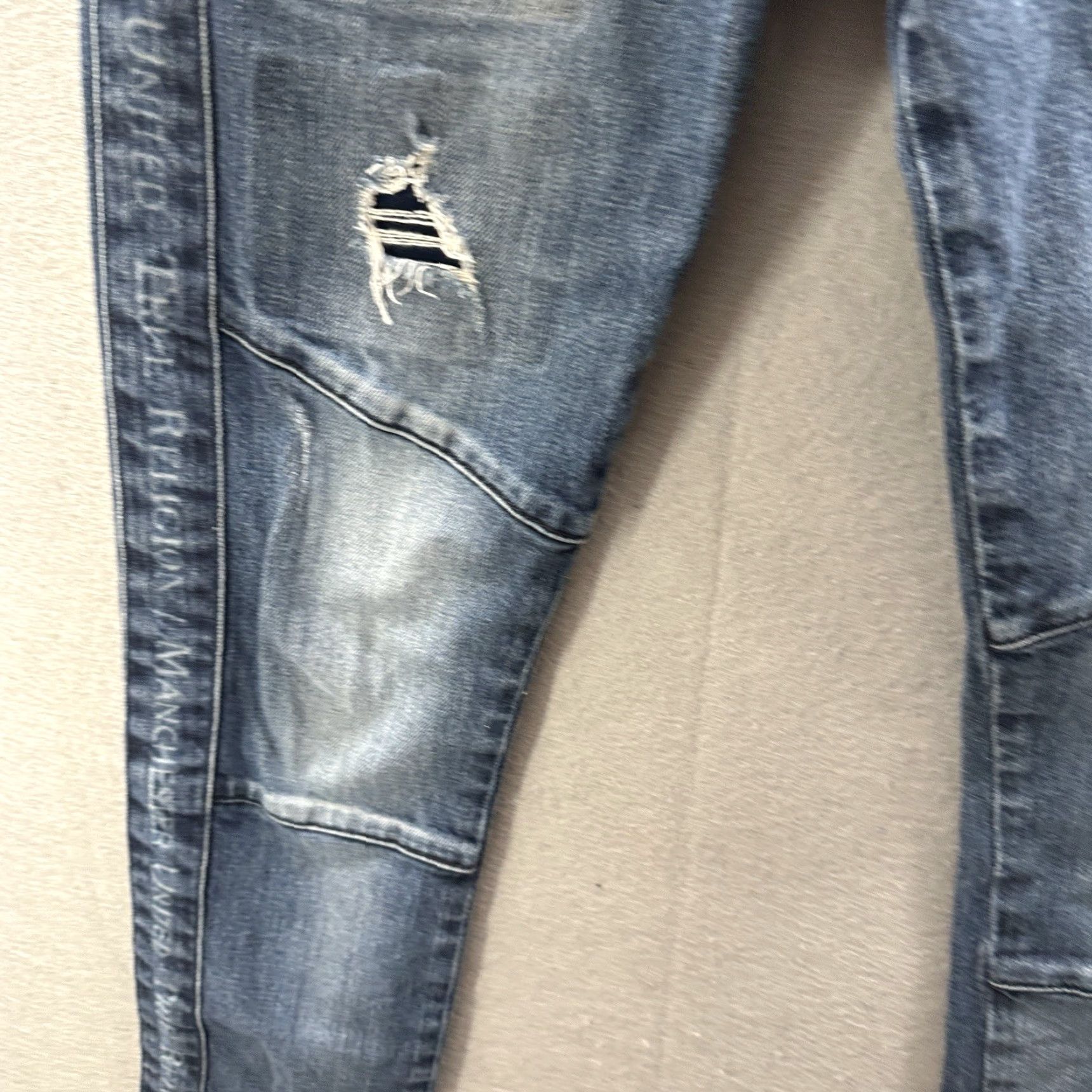 True Religion True Religion Jeans Women 28 Blue Logo Denim Distressed Slim Skinny Distress Manchester United Jeans Size 28" / US 6 / IT 42 - 5 Thumbnail