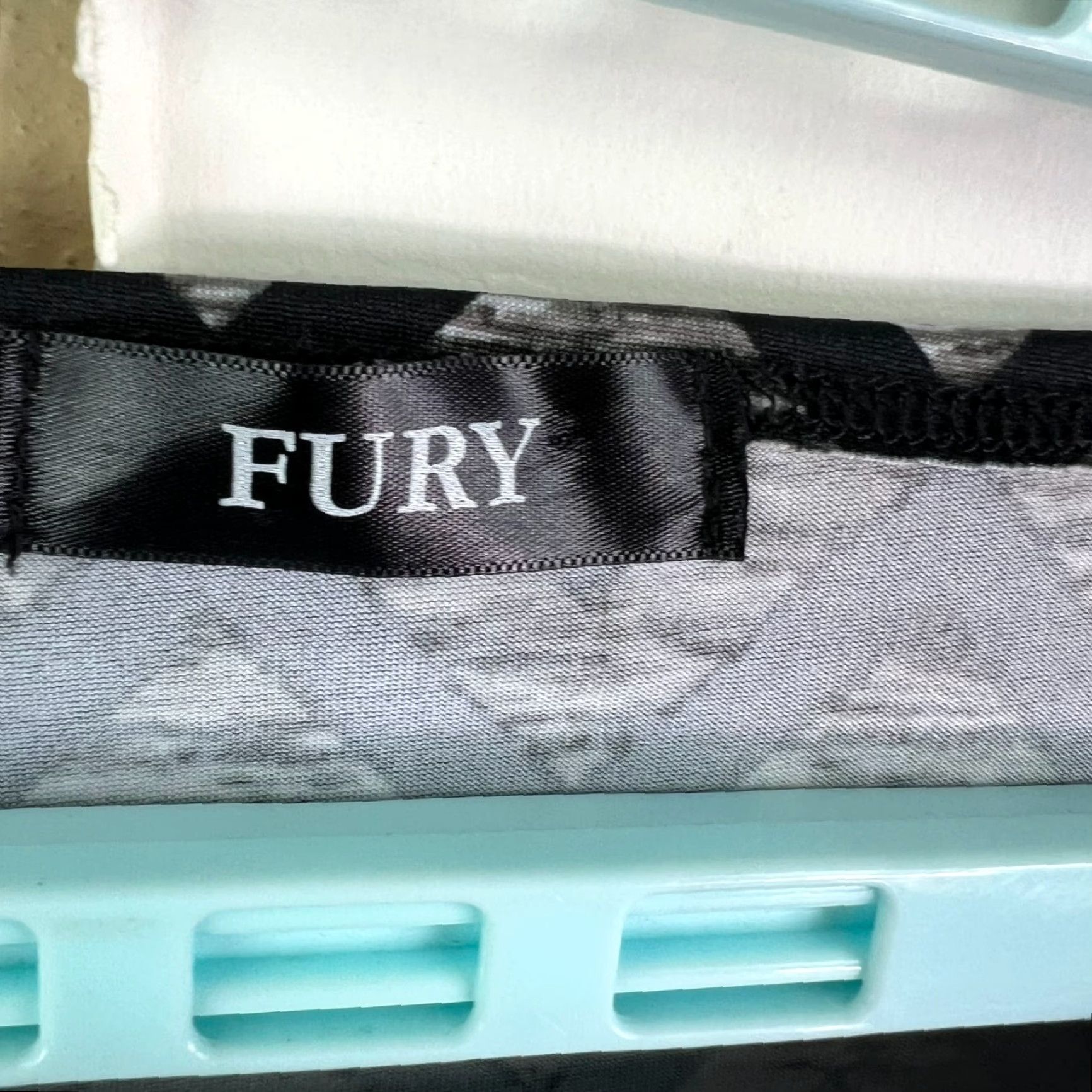 Vintage Fury Top Geometric Print Womens 3XL Black/Gray Size XXL / US 16-18 / IT 52-54 - 3 Thumbnail