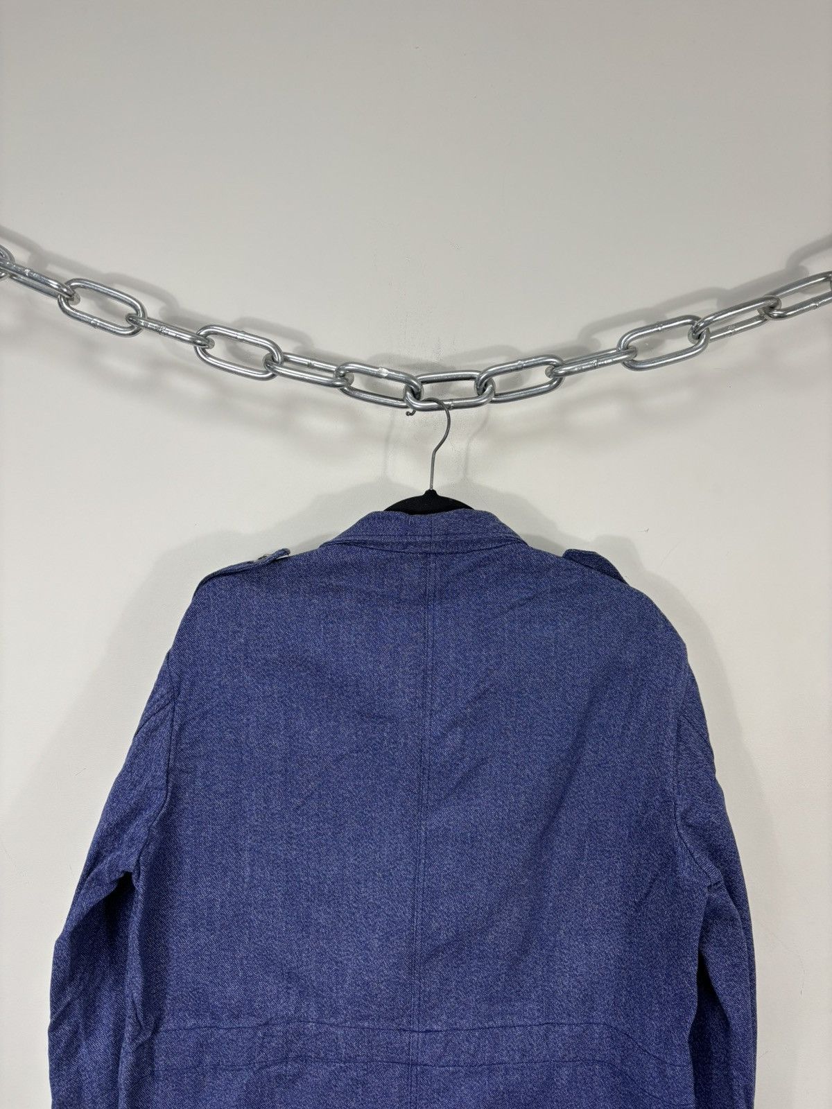 Other Vintage 1970s French Workwear Utility Jacket Blue Chore Coat Size US L / EU 52-54 / 3 - 19 Thumbnail