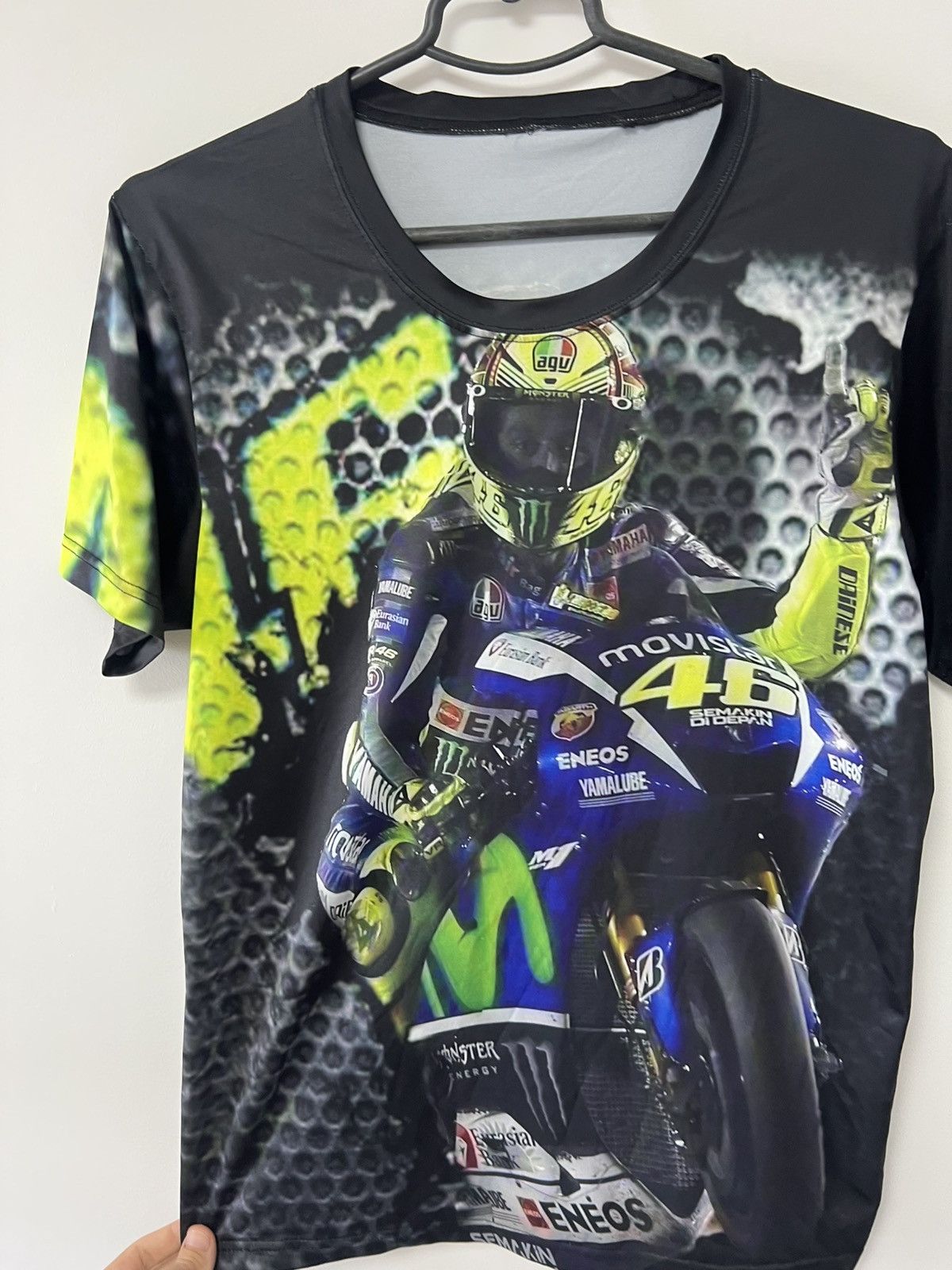 Vintage Valentino Rossi Racing VR46 Jersey Yamaha Motorcycle sz M Size US M / EU 48-50 / 2 - 5 Thumbnail