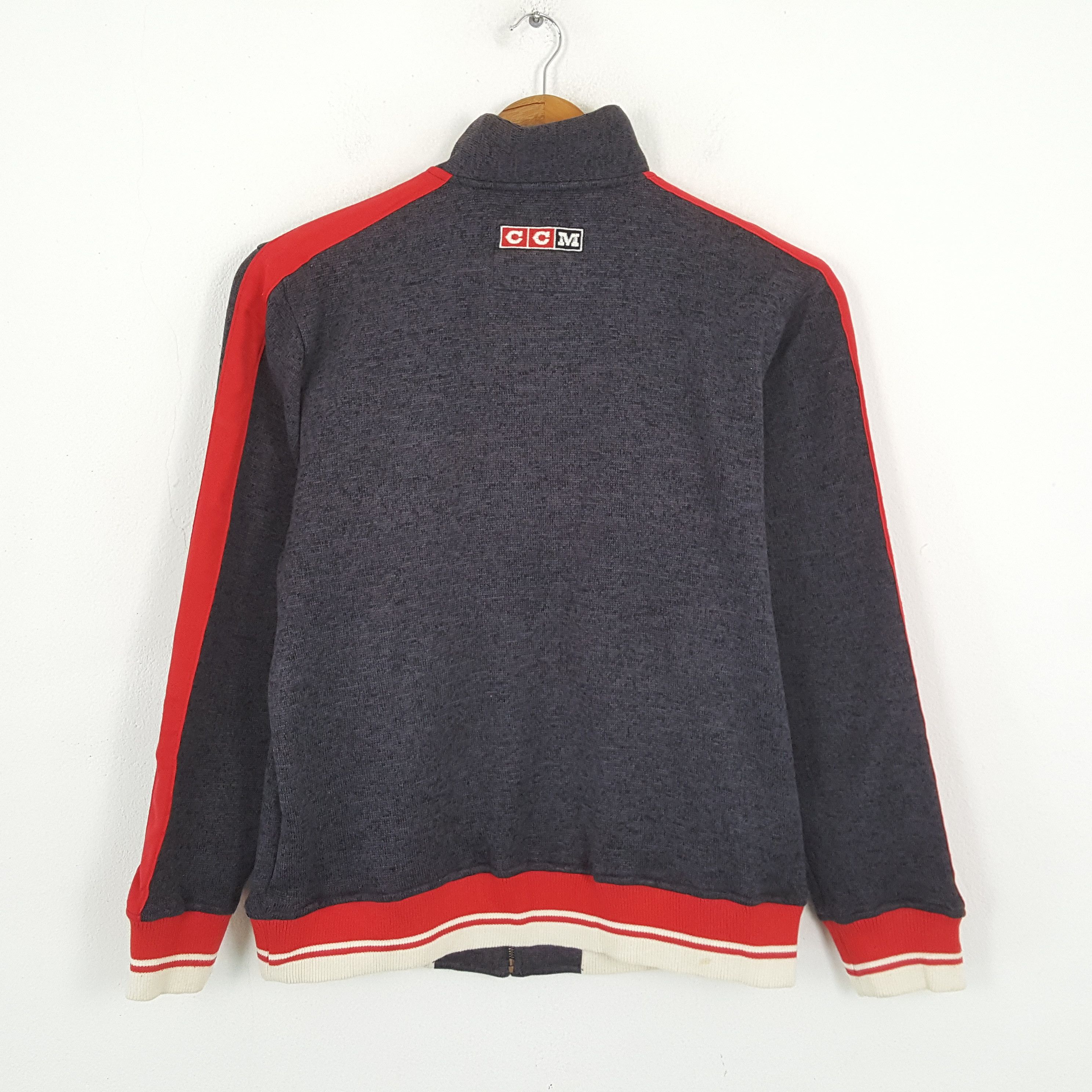 NHL × Vintage Vintage CCM Detroit Red Wings NHL Team Sweater Jacket Size US L / EU 52-54 / 3 - 3 Thumbnail