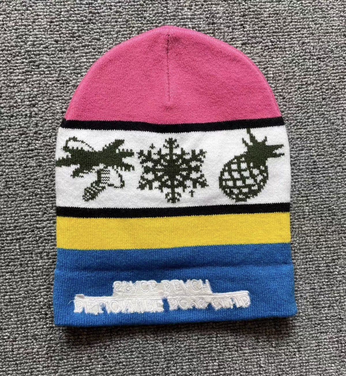 Billionaire Boys Club BBC Embroidered Knitted Christmas Beanie Size ONE SIZE - 3 Thumbnail
