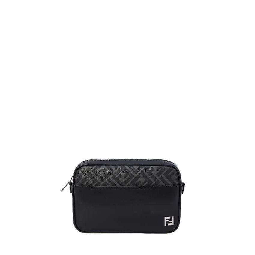 Fendi FENDI Black FF Canvas Camera Case New & Authentic Size ONE SIZE - 1 Thumbnail
