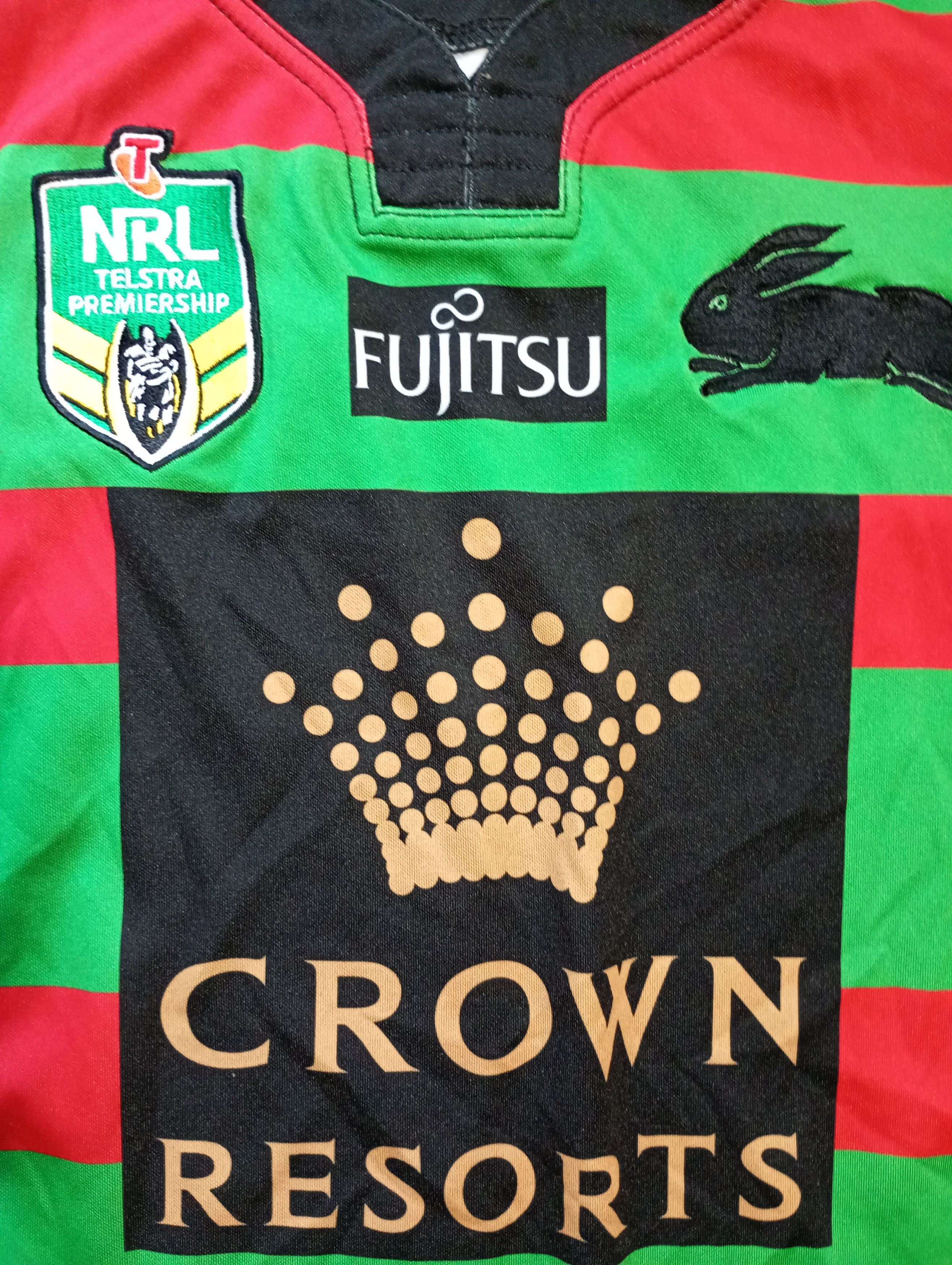 Vintage ISC NRL South Sydney Rabbitohs Rugby Shirt 2016 Size US M / EU 48-50 / 2 - 9 Thumbnail