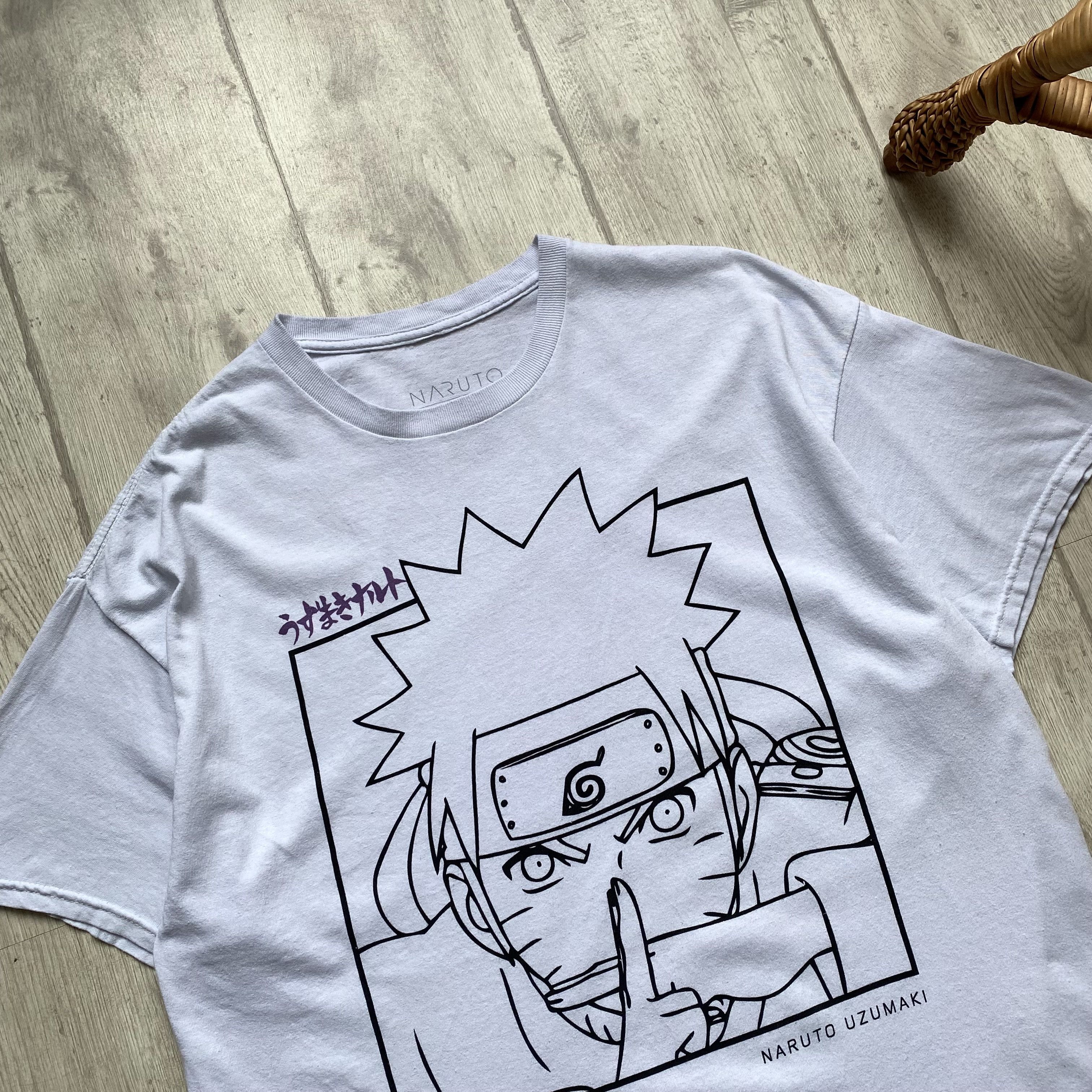 Anime Vintage Naruto Uzumaki Graphic Boxy Tee Size US L / EU 52-54 / 3 - 3 Thumbnail