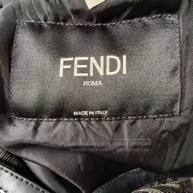 Fendi FENDI Black All. Size US XL / EU 56 / 4 - 4 Thumbnail