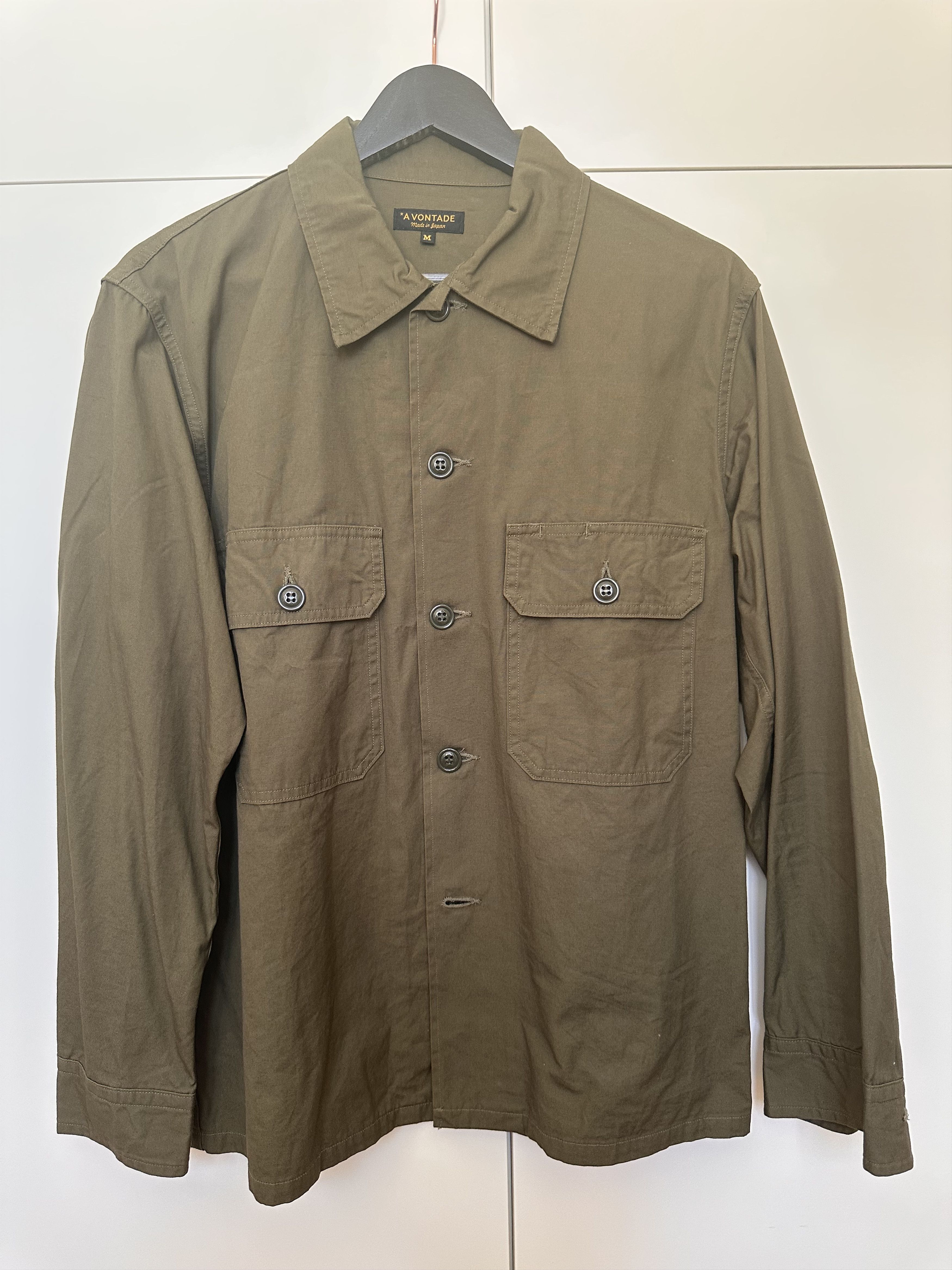 *A VONTADE A Vontade Utility Overshirt – Olive Drab – Made in Japan Size US M / EU 48-50 / 2 - 1 Thumbnail