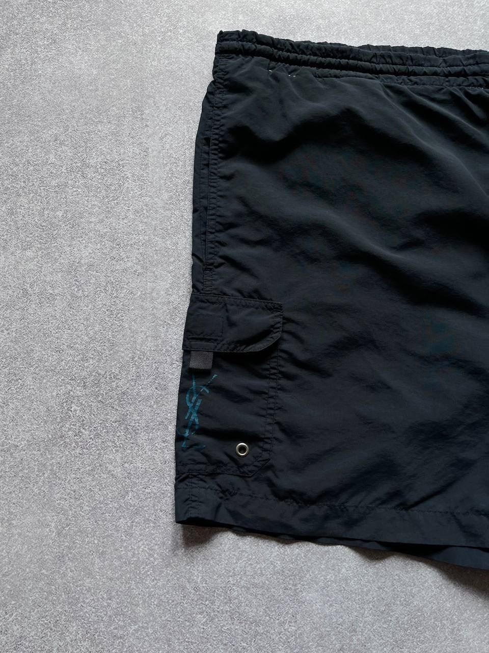 Vintage × Yves Saint Laurent Vintage YSL Yves Saint Laurent Nylon Shorts XL Size US 36 / EU 52 - 2 Thumbnail