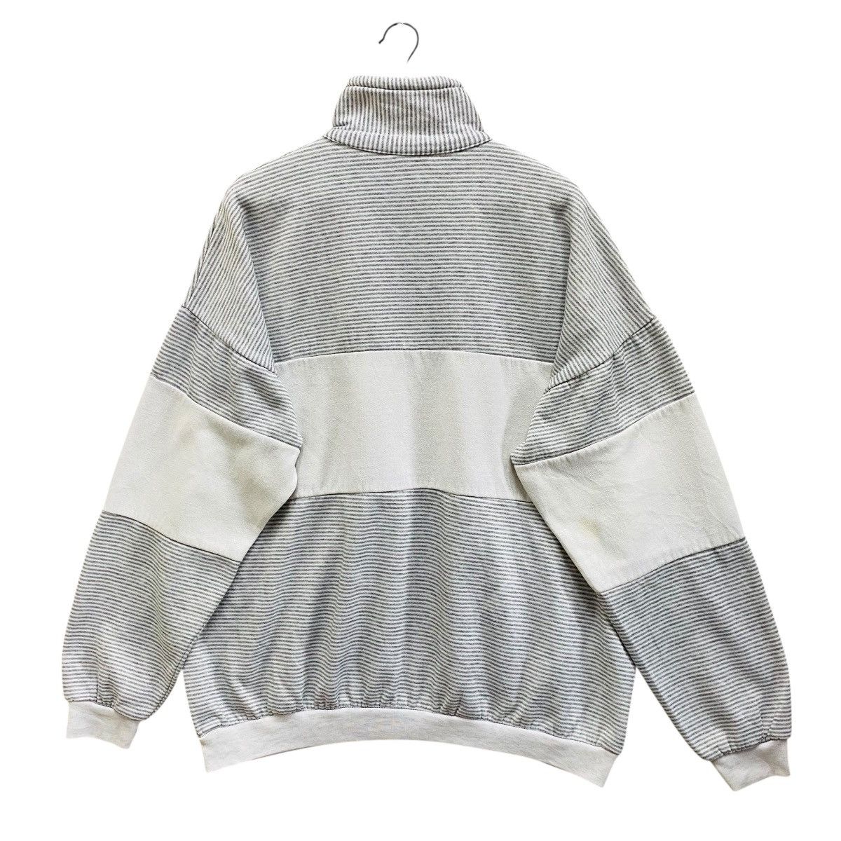 Vintage Vintage San Francisco Striped Quarter Zip Boxy Sweatshirt Size US XL / EU 56 / 4 - 5 Thumbnail