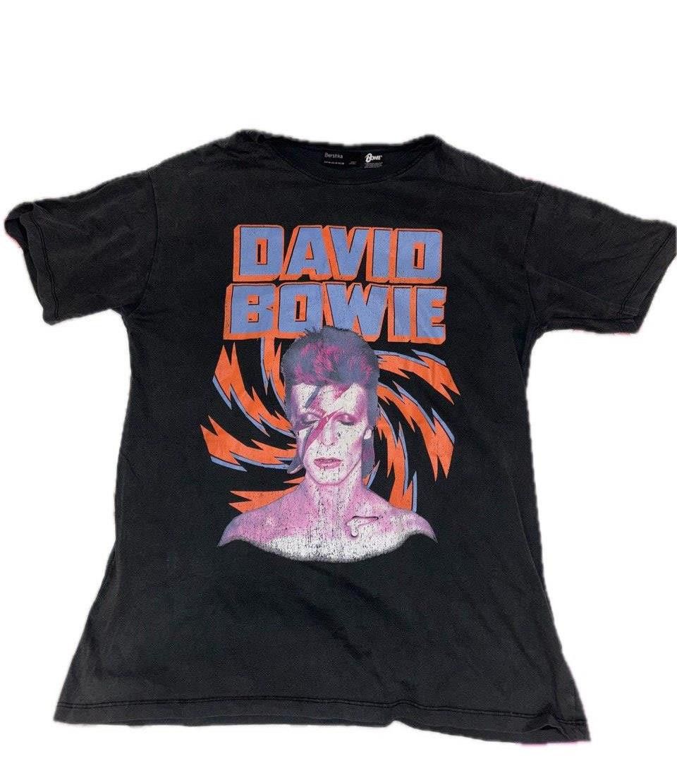 Band Tees Vintage Horror T-Shirt David Bowie Ziggy Stardust Black Size US M / EU 48-50 / 2 - 1 Thumbnail