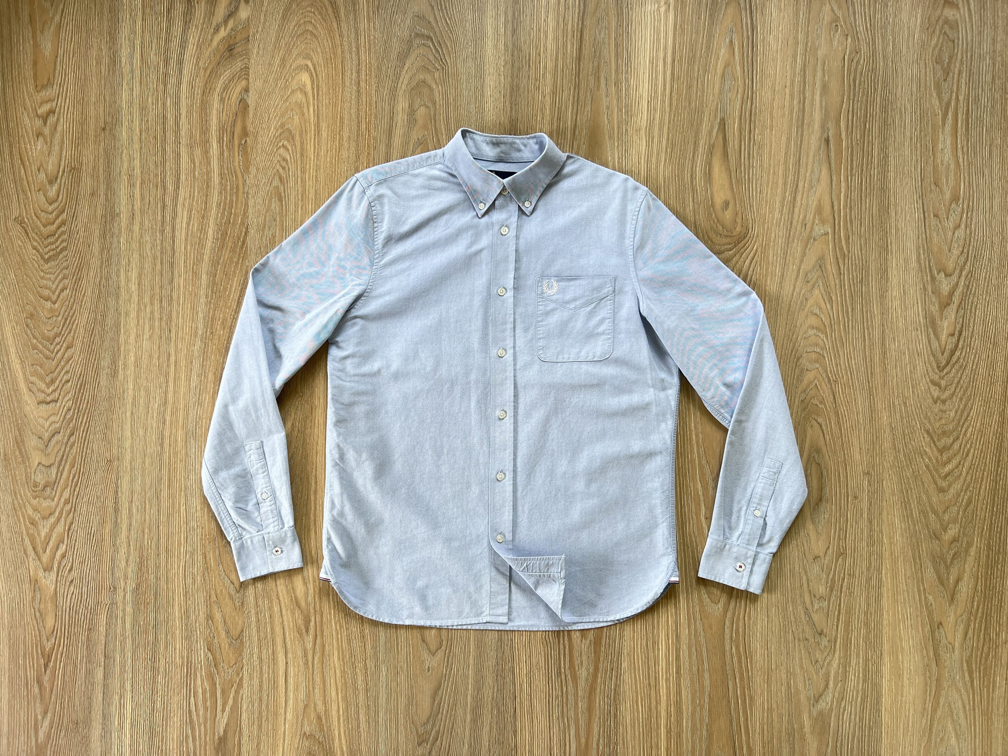 Fred Perry Light Blue Oxford Cotton Shirt