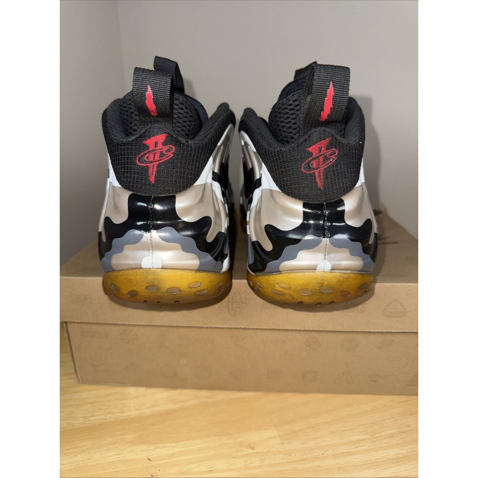 Nike Size 10.5 Nike 2013 Fighter Jet Foamposite One PRM OG BOX Size US 10.5 / EU 43-44 - 6 Thumbnail