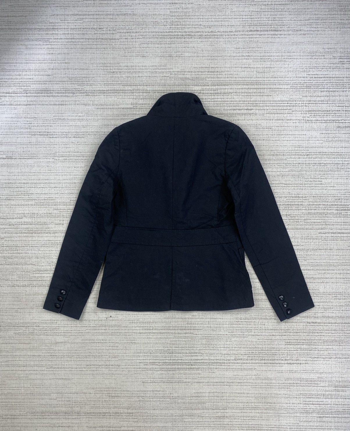 A.P.C. Vintage A.P.C Full Black Cotton Blazer Coat Jacket Size US S / EU 44-46 / 1 - 2 Thumbnail