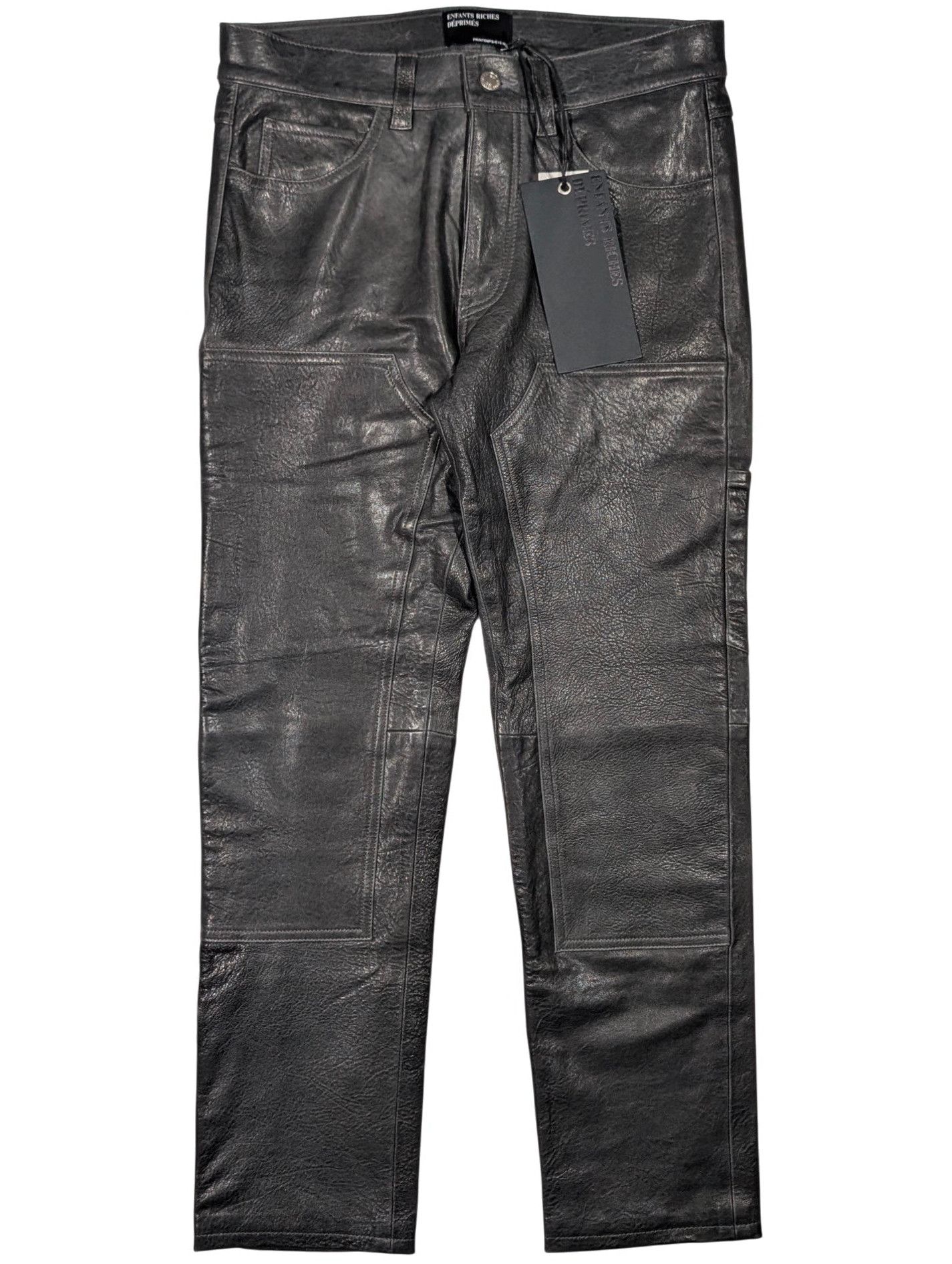 Enfants Riches Deprimes Leather Double Knee Carpenter Pants Size US 30 / EU 46 - 1 Thumbnail