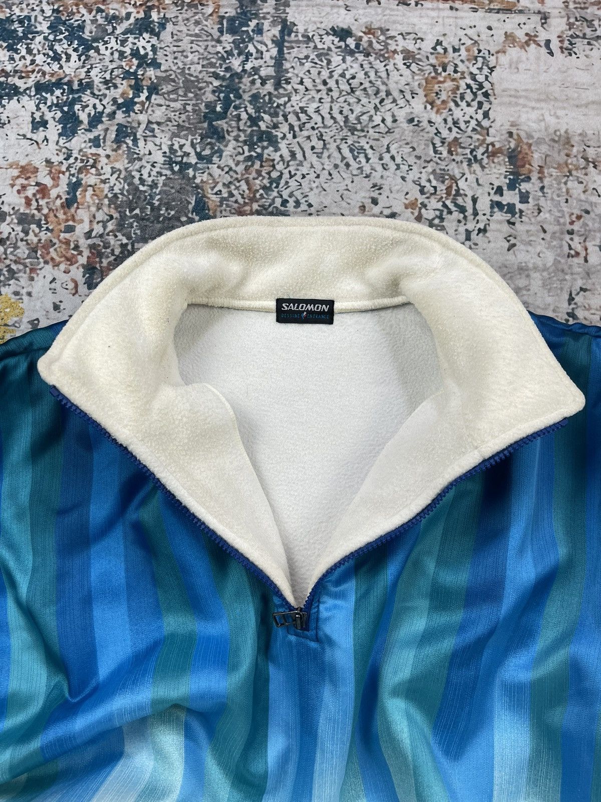 Salomon Vintage Salomon Half Zipper Unisex Pull Over Jackets Size US L / EU 52-54 / 3 - 8 Thumbnail