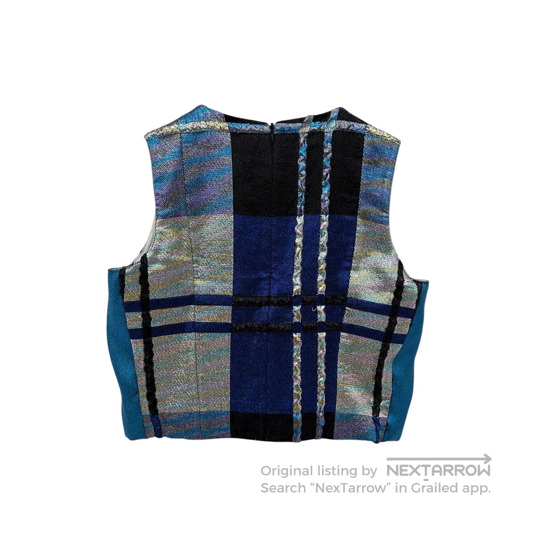 Dior Dior Sleeveless Check Vest. Size XXS / US 00 / IT 34 - 2 Thumbnail
