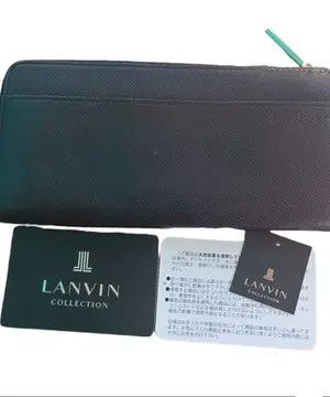 Lanvin Lanvin Collection Saffiano Leather Zip-Around Long Wallet Size ONE SIZE - 2 Thumbnail