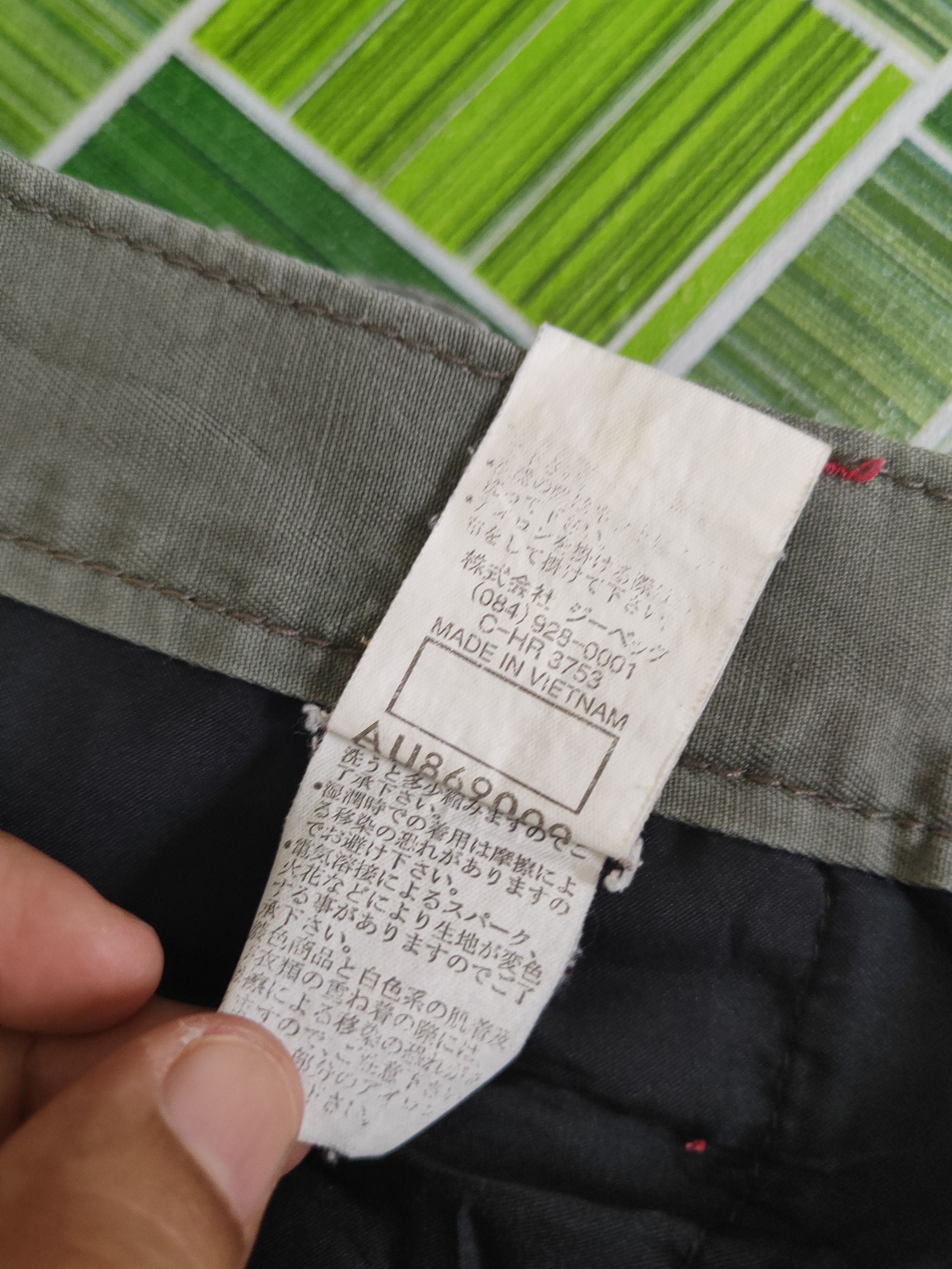 Japanese Brand DL Xebec Army Green Multipocket Cargo Pants #46-292T Size US 32 / EU 48 - 13 Thumbnail