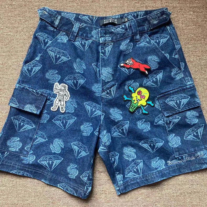 Billionaire Boys Club European Line Dollar & Diamond All-Over Print Shorts Size US 34 / EU 50 - 1 Thumbnail