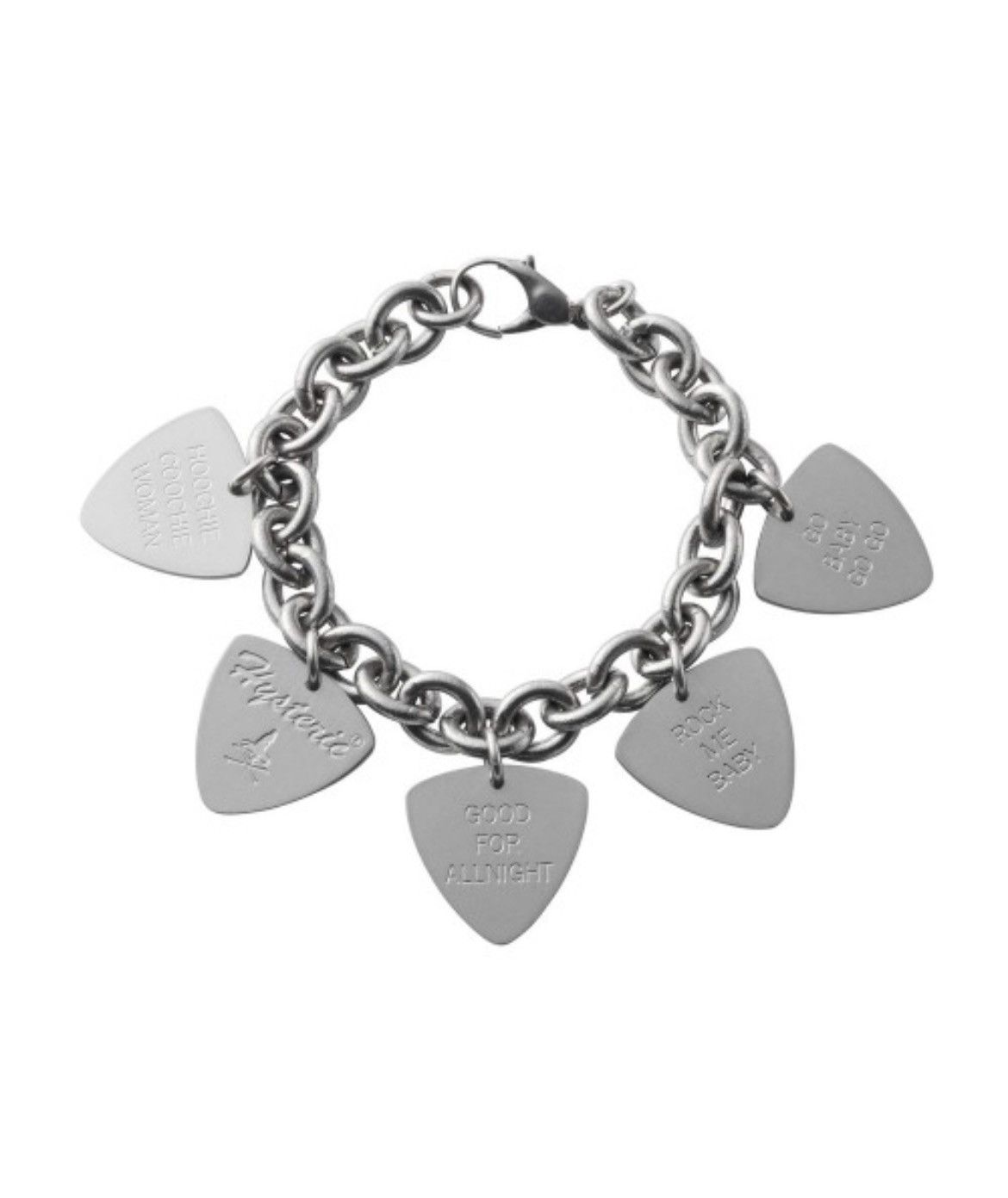 Hysteric Glamour HYSTERIC GLAMOUR WOMAN ON SKULL GUITAR PICK BRACELET stk Size ONE SIZE - 3 Thumbnail