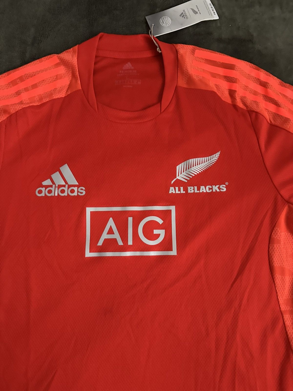 Adidas × All Blacks adidas All Blacks Training Jersey Mens - New Zealand Rugby Size US L / EU 52-54 / 3 - 2 Thumbnail