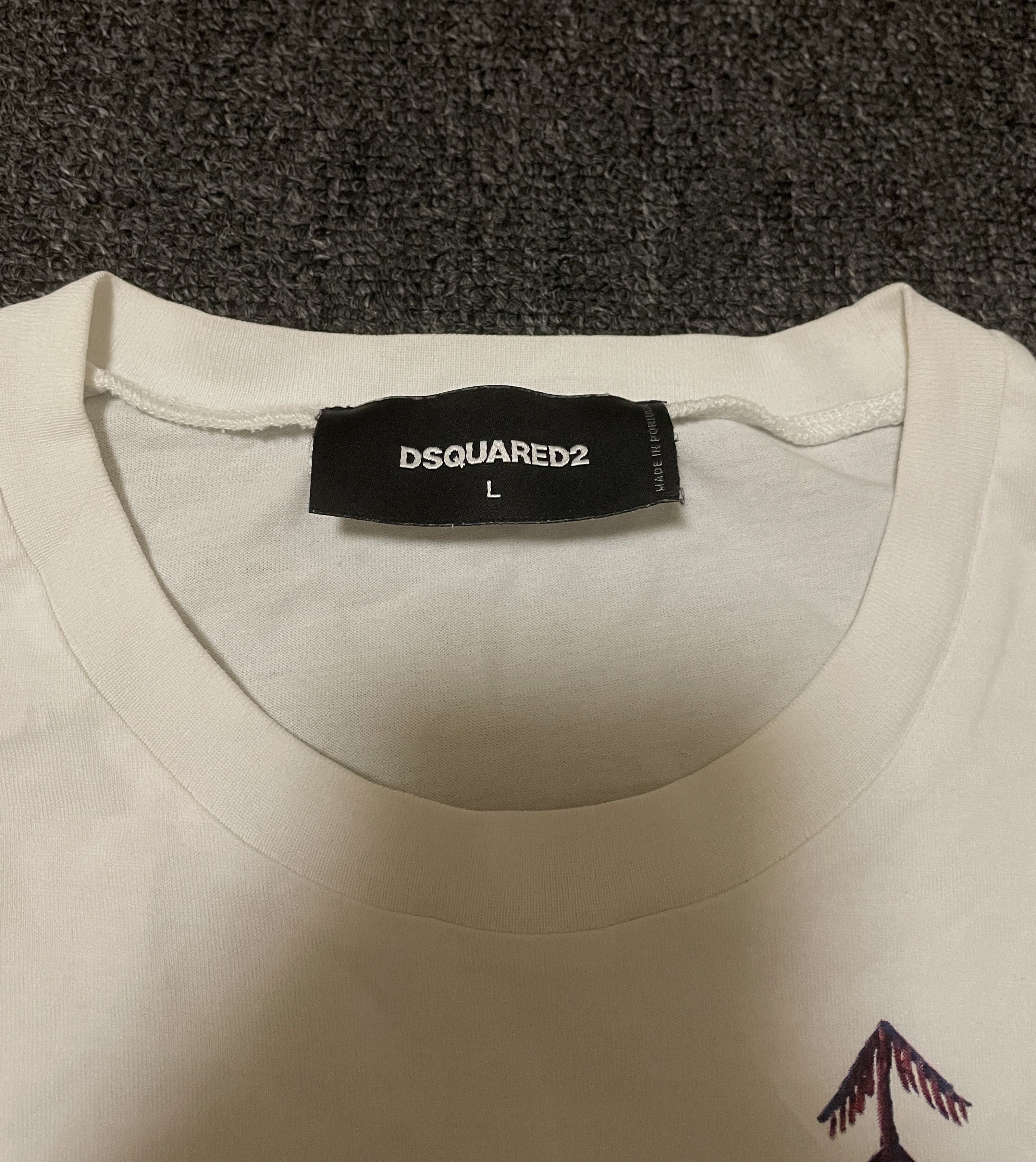 Dsquared2 dsquared2 Raccoon Roasted Fire T-Shirt Size L Size US L / EU 52-54 / 3 - 4 Thumbnail