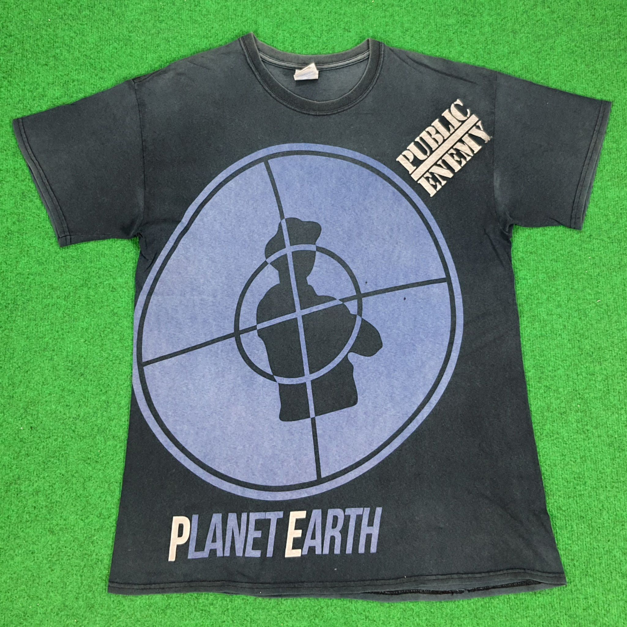 Public Enemy × Rap Tees × Vintage Vintage Public Enemy Planet Earth 2013 Tour Tshirt Size US L / EU 52-54 / 3 - 1 Thumbnail