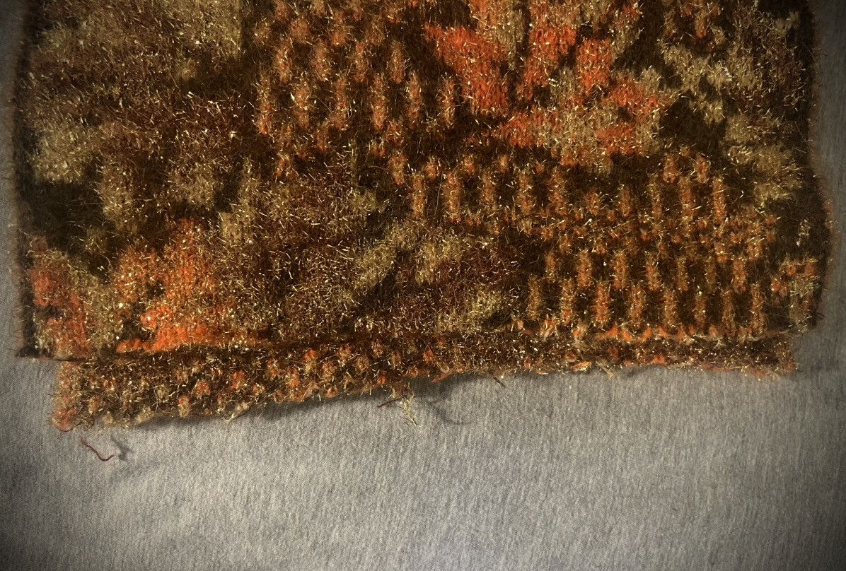 ERL ERL Floral Intarsia Knitted Scarf Size ONE SIZE - 3 Thumbnail