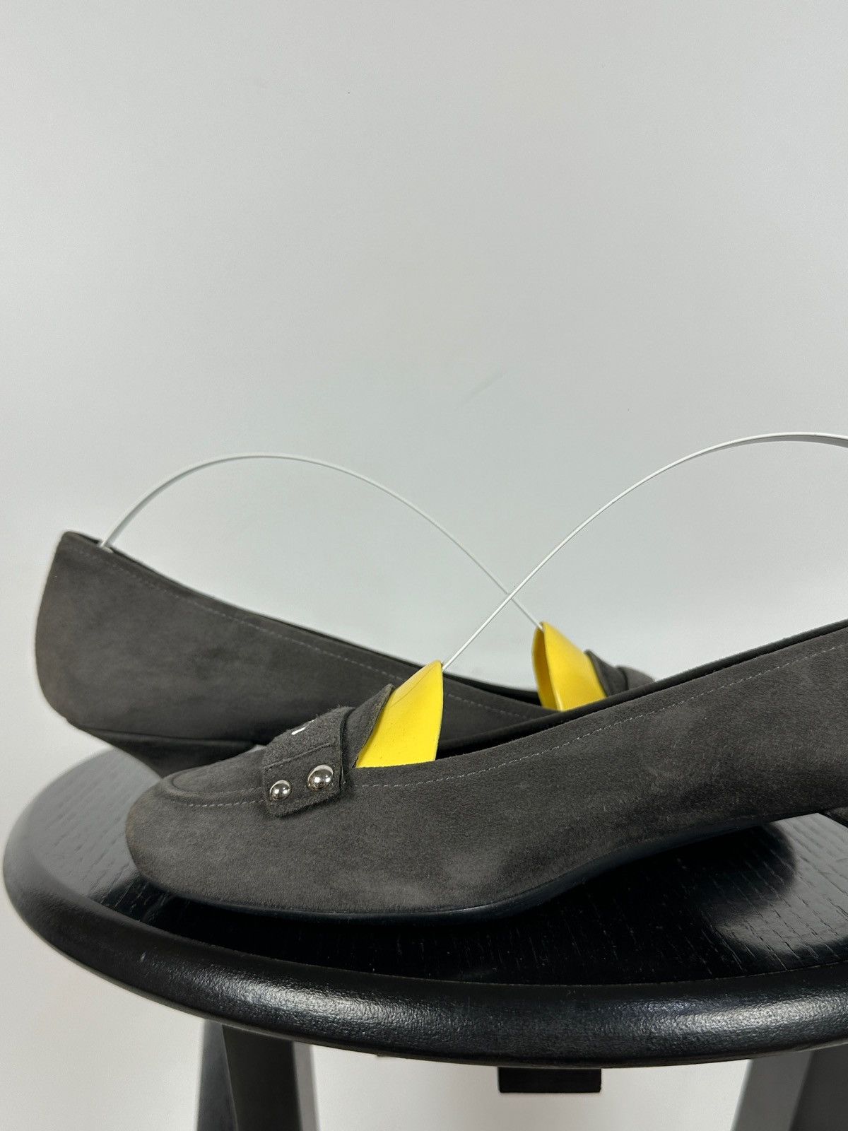 Prada Prada Gray Suede Loafers Moccasins Slip-On Shoes Size US 6.5 / IT 36.5 - 21 Thumbnail