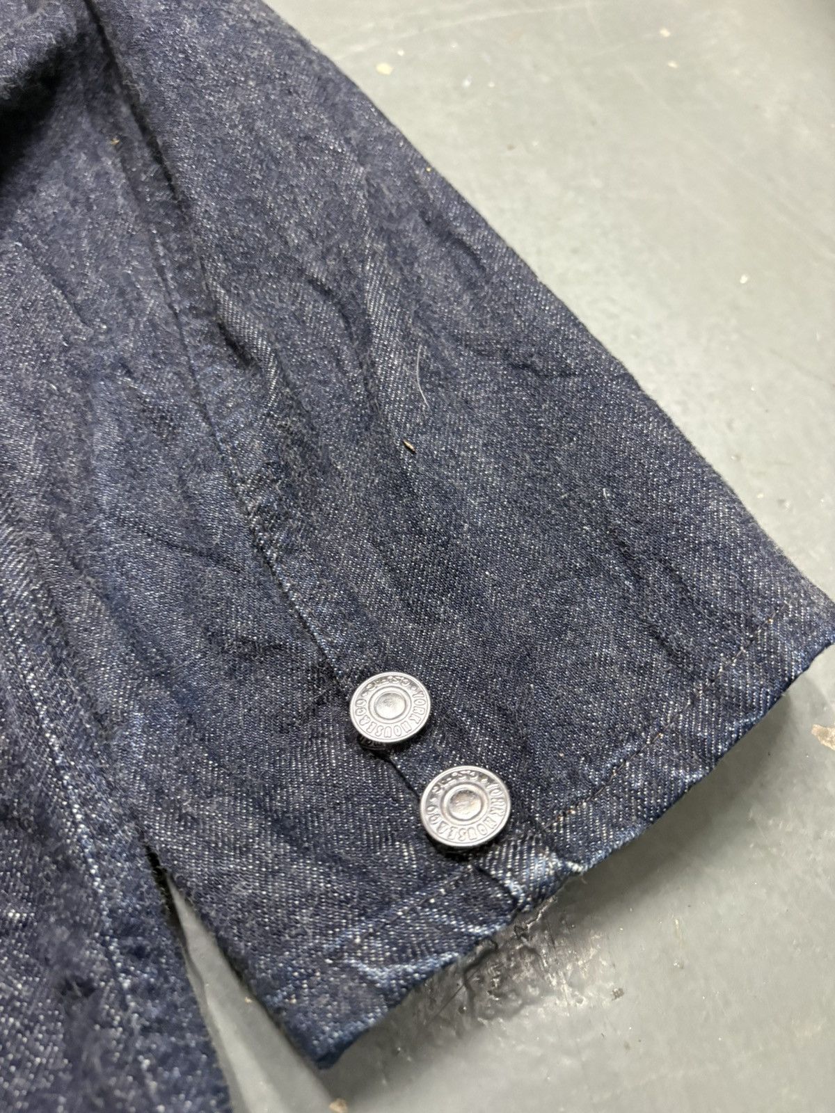 Japanese Brand Conners sewing factory(C.S.F) one piece of rock denim jacket Size US S / EU 44-46 / 1 - 7 Thumbnail