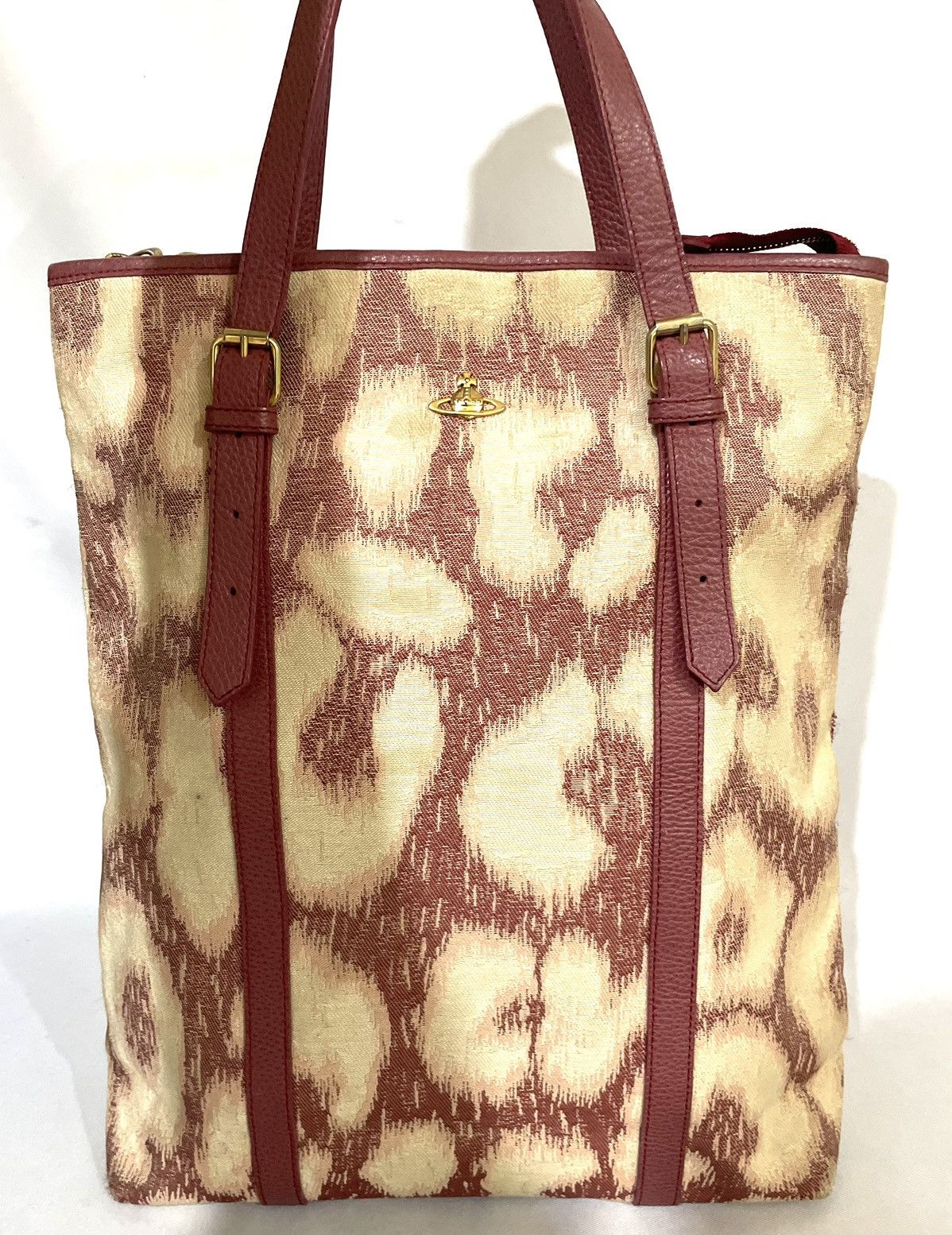 Vivienne Westwood Canvas Leopard Tote Bag - Tall Size ONE SIZE - 2 Thumbnail