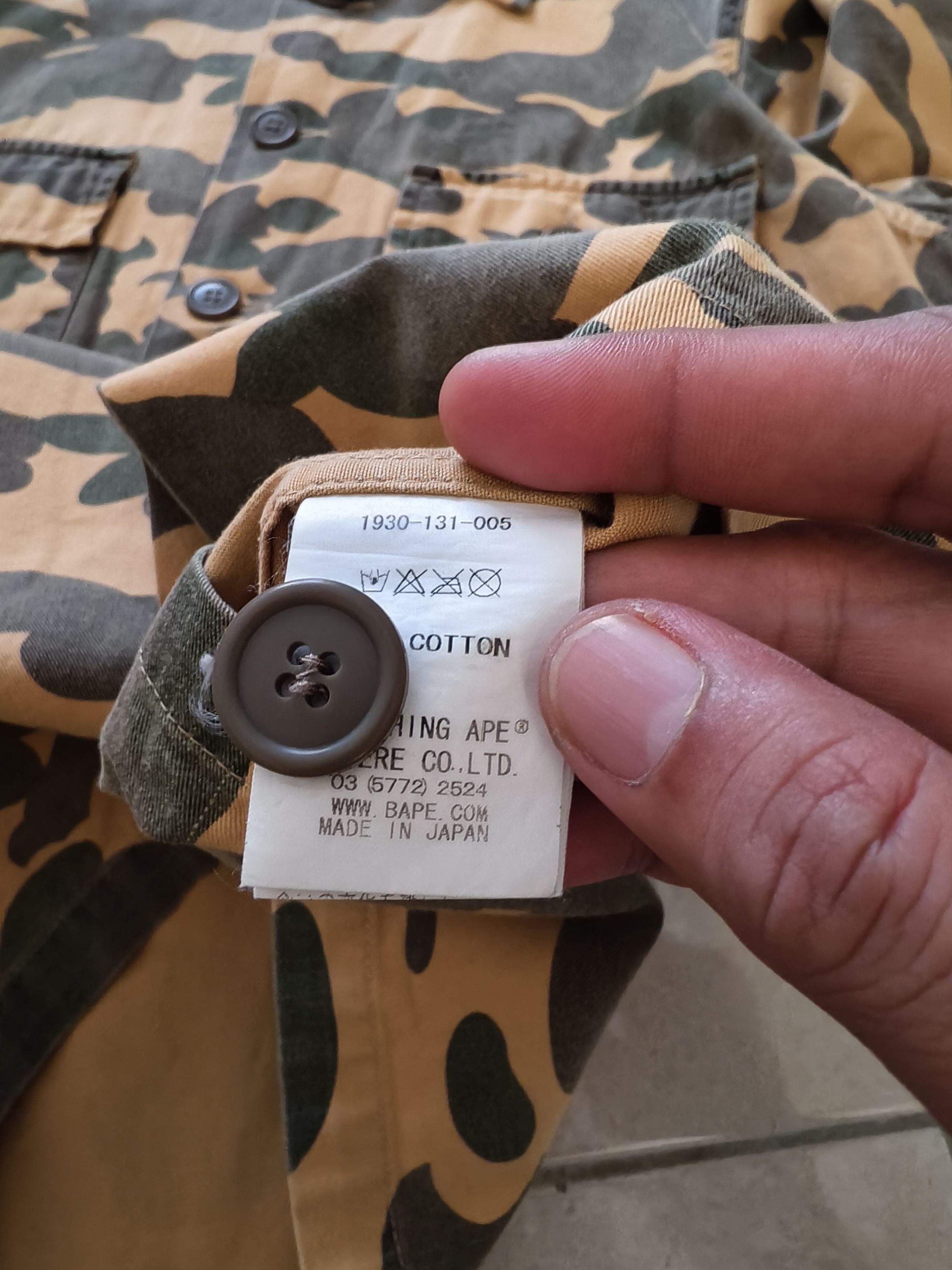 Bape 🔥STEALS🔥Very Rare A Bathing Ape Camo Tactical Jacket Size US M / EU 48-50 / 2 - 7 Thumbnail